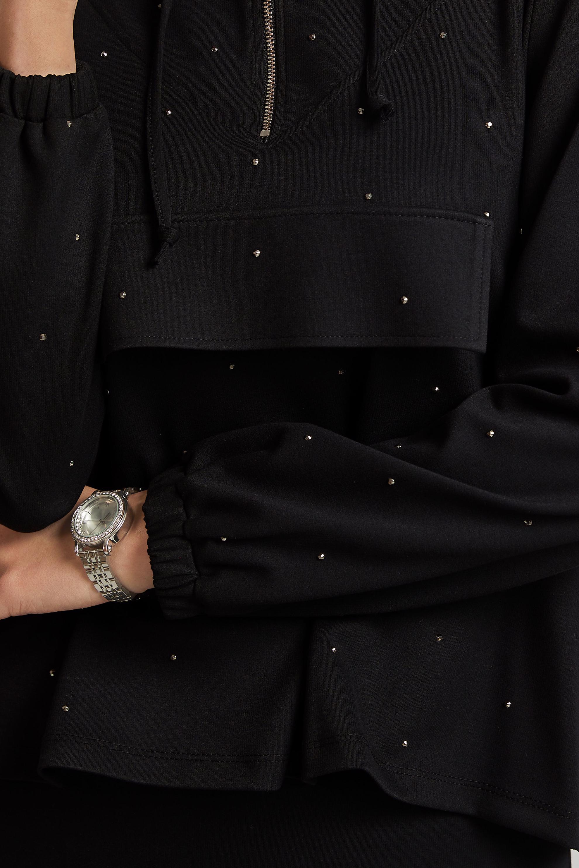 Vêtements hijab NOIR ENSEMBLE JUPE DE SURVÊTEMENT 45633