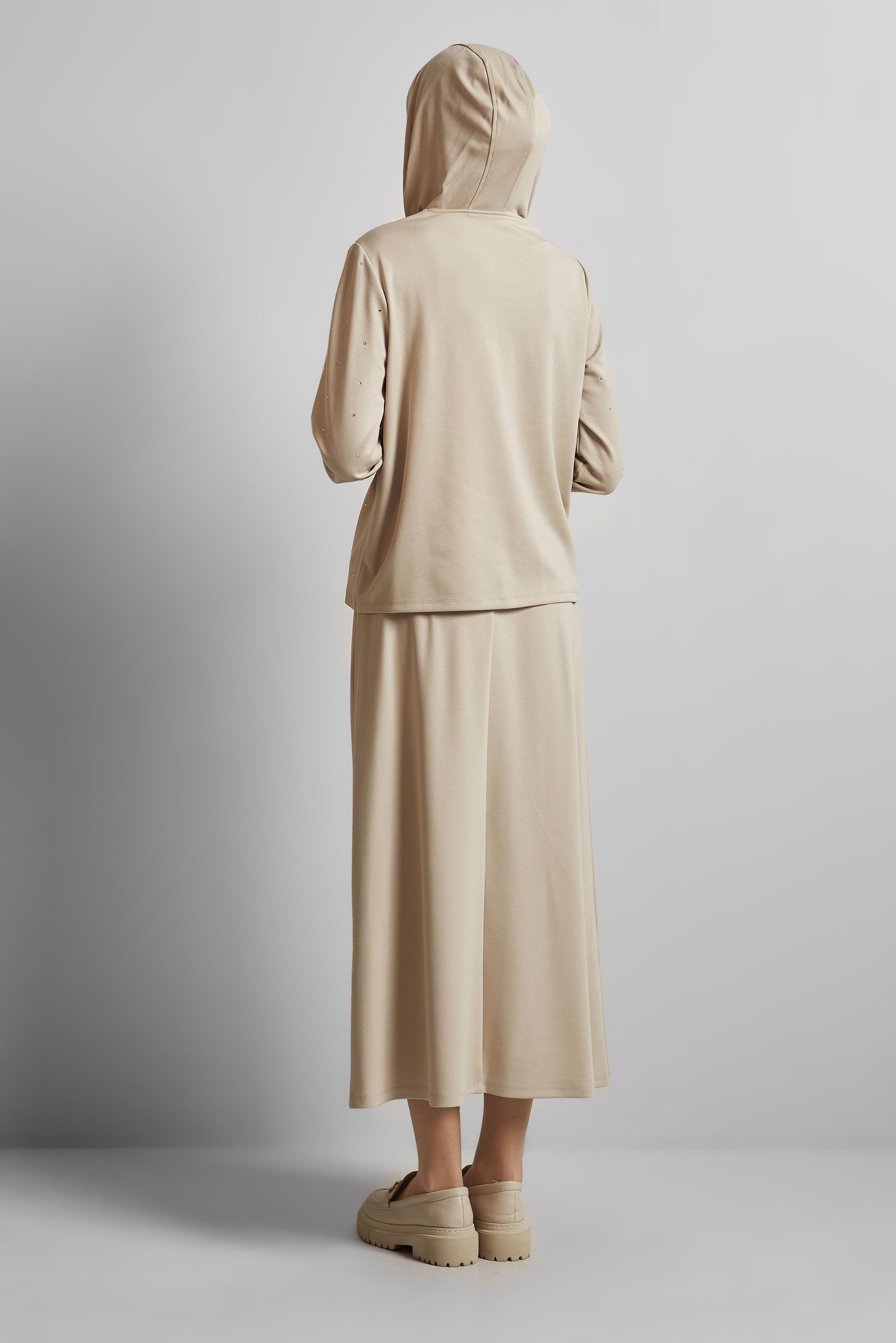 Vêtements hijab BEIGE ENSEMBLE JUPE DE SURVÊTEMENT 45633