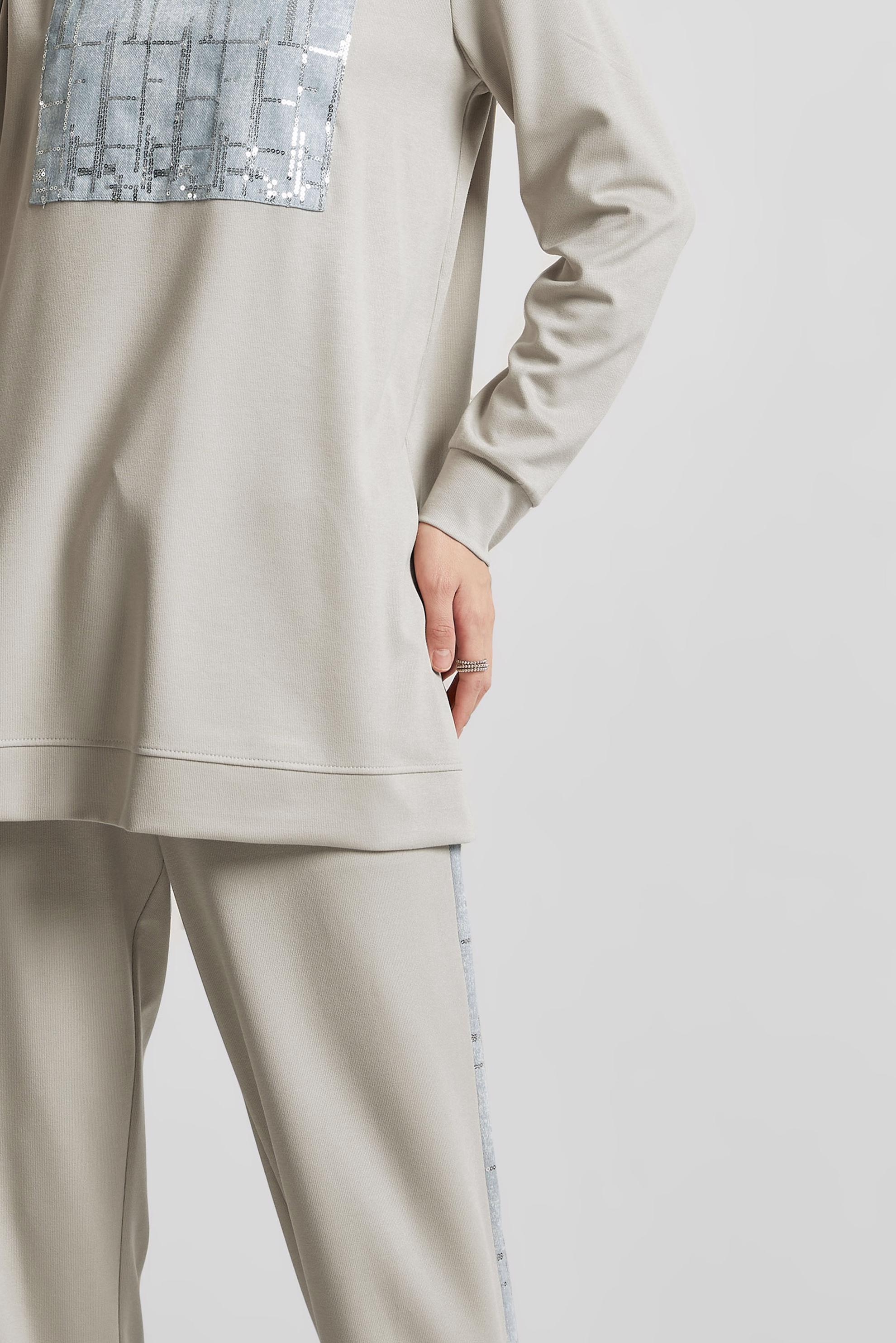 Tesettür giyim BEJ PANTOLONLU EŞOFMAN TAKIM 45663