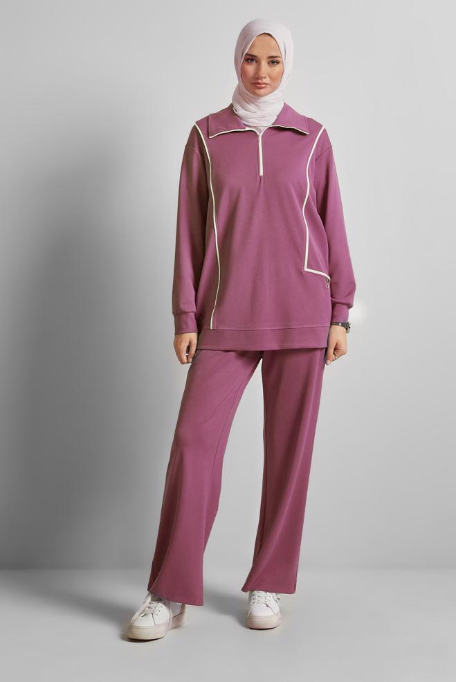 Hijab clothing PINK 45671 POTTER 2 Lİ PANT.EŞOFMAN 38-46 TEK 42 - ALVİNA