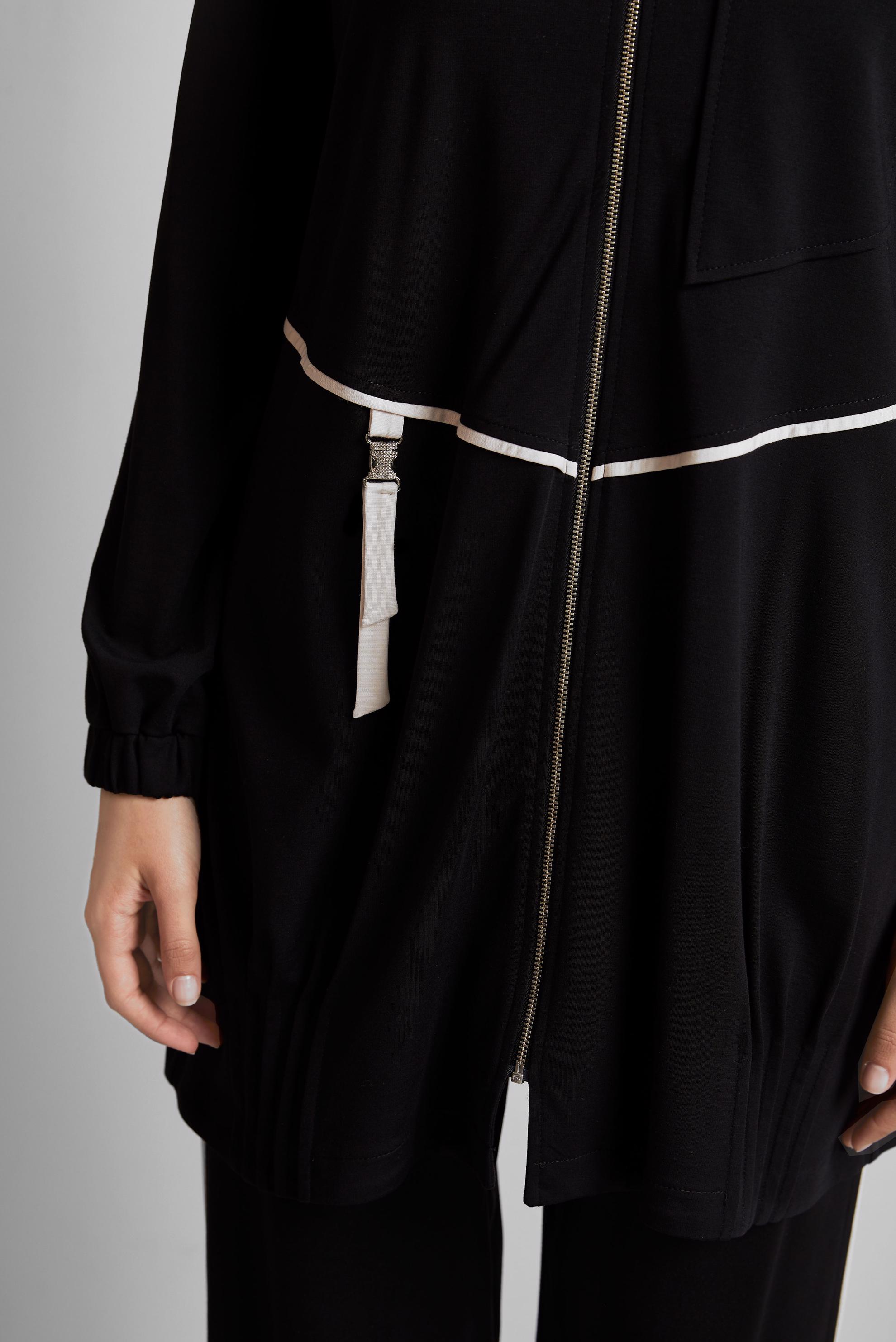 Tesettür giyim SİYAH PANTOLONLU EŞOFMAN TAKIM 45697