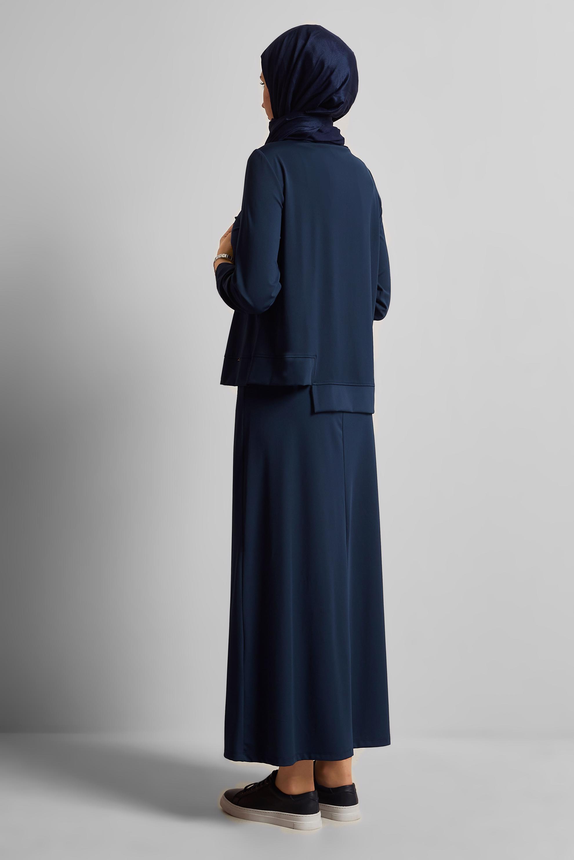Vêtements hijab BLEU MARINE ENSEMBLE DE SURVÊTEMENT JUPE 45698