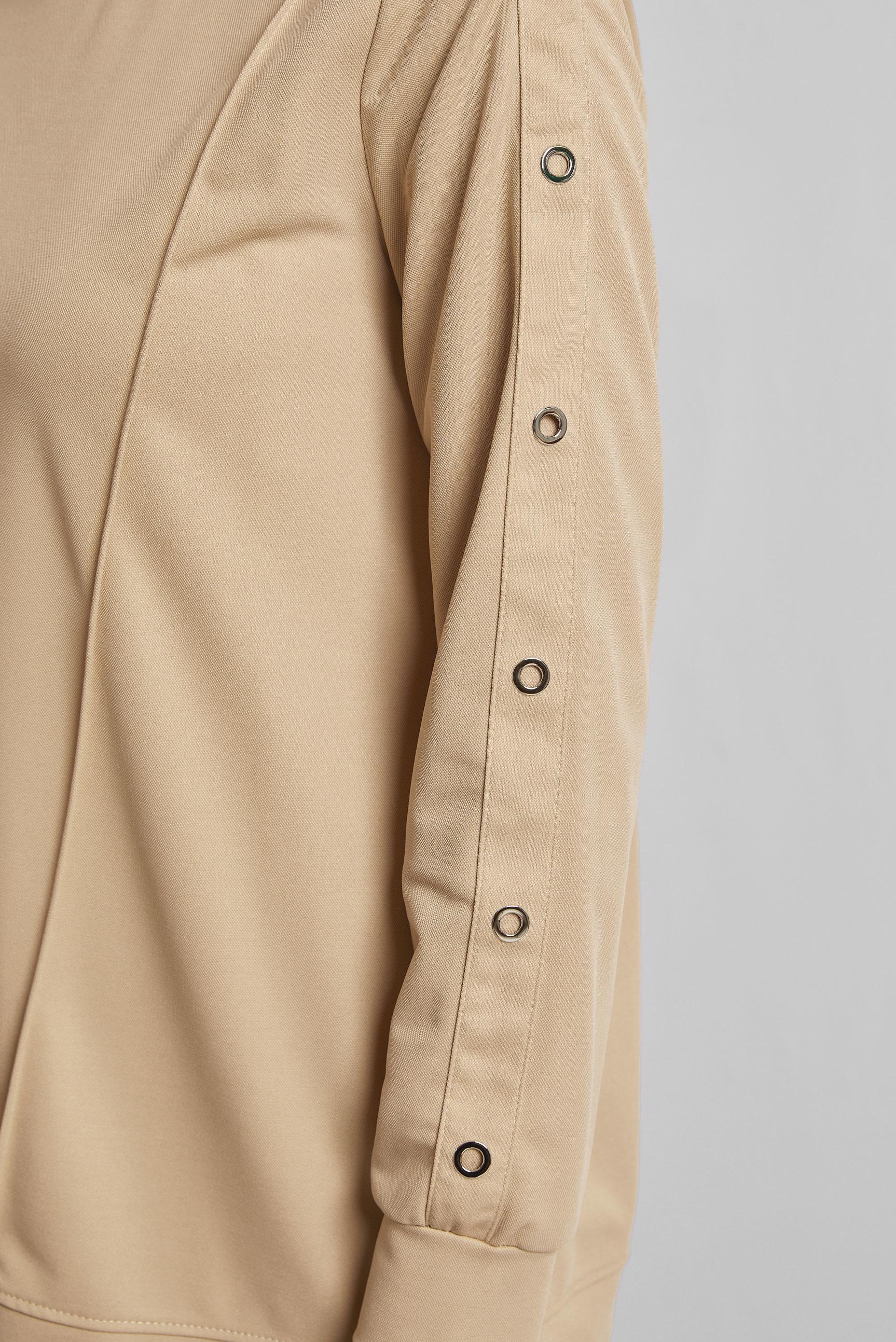 Vêtements hijab BEIGE TUNIQUE DE SURVÊTEMENT À COL ROND 45699