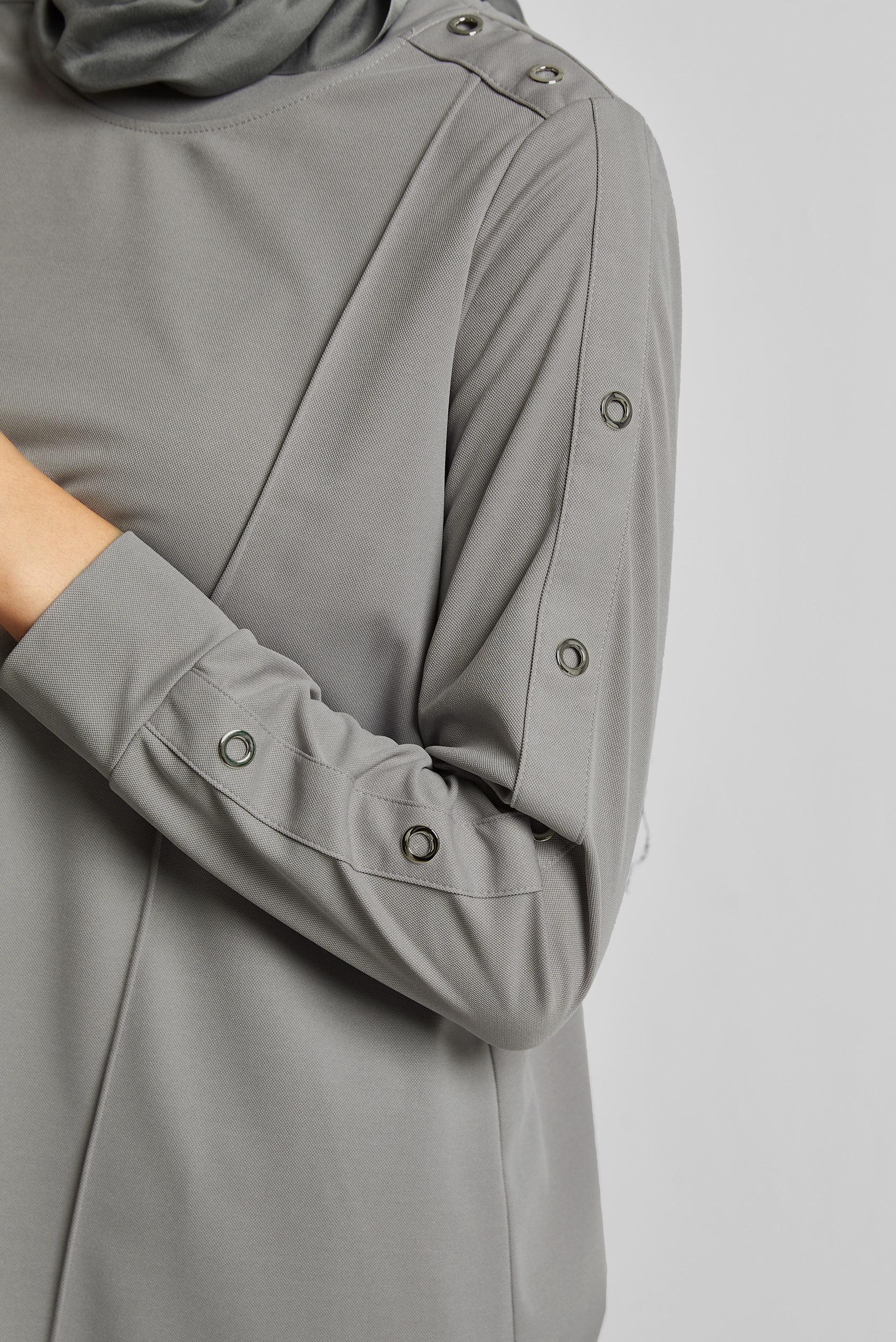 Vêtements hijab GRIS TUNIQUE DE SURVÊTEMENT À COL ROND 45699