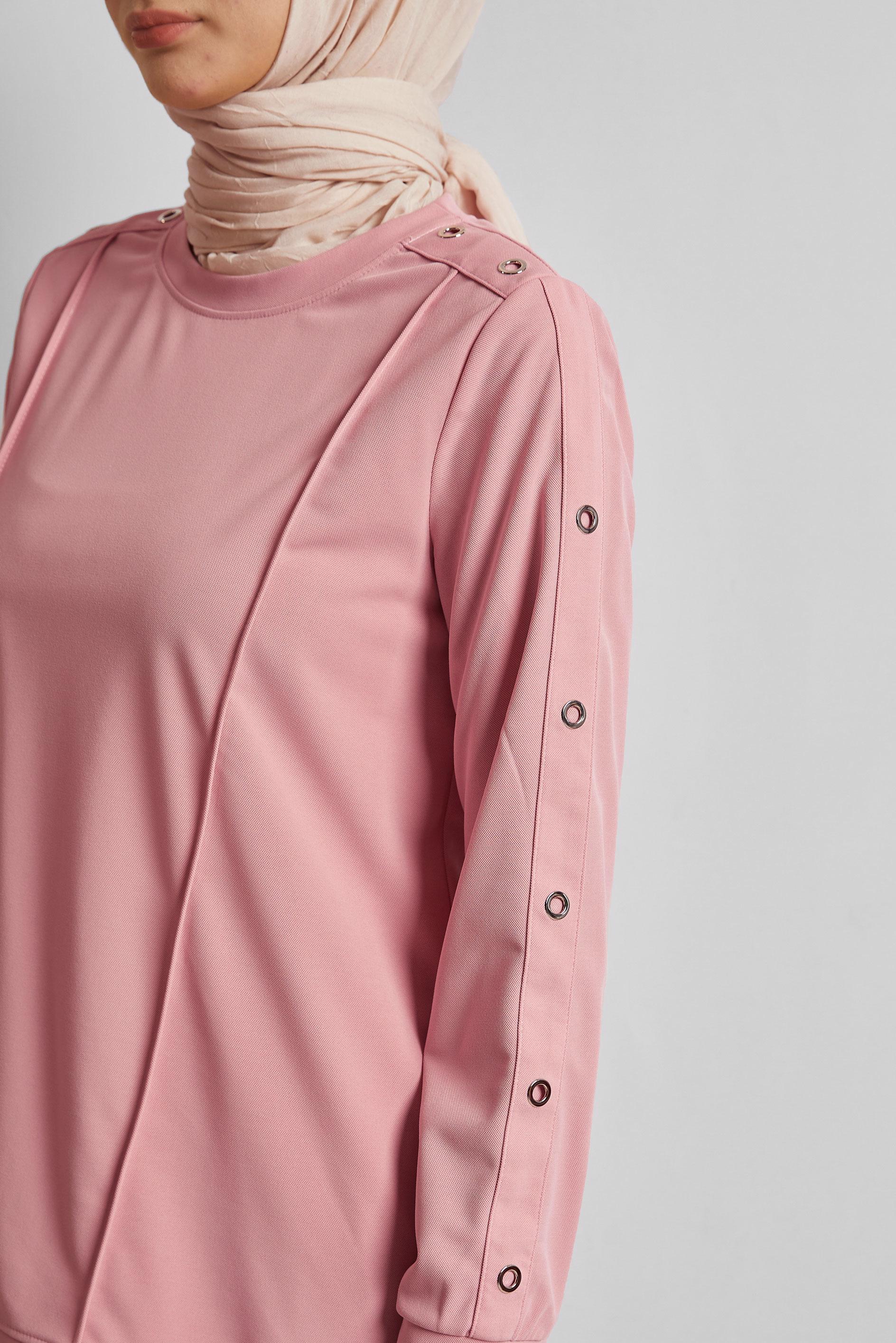 Vêtements hijab POUDRE TUNIQUE DE SURVÊTEMENT À COL ROND 45699