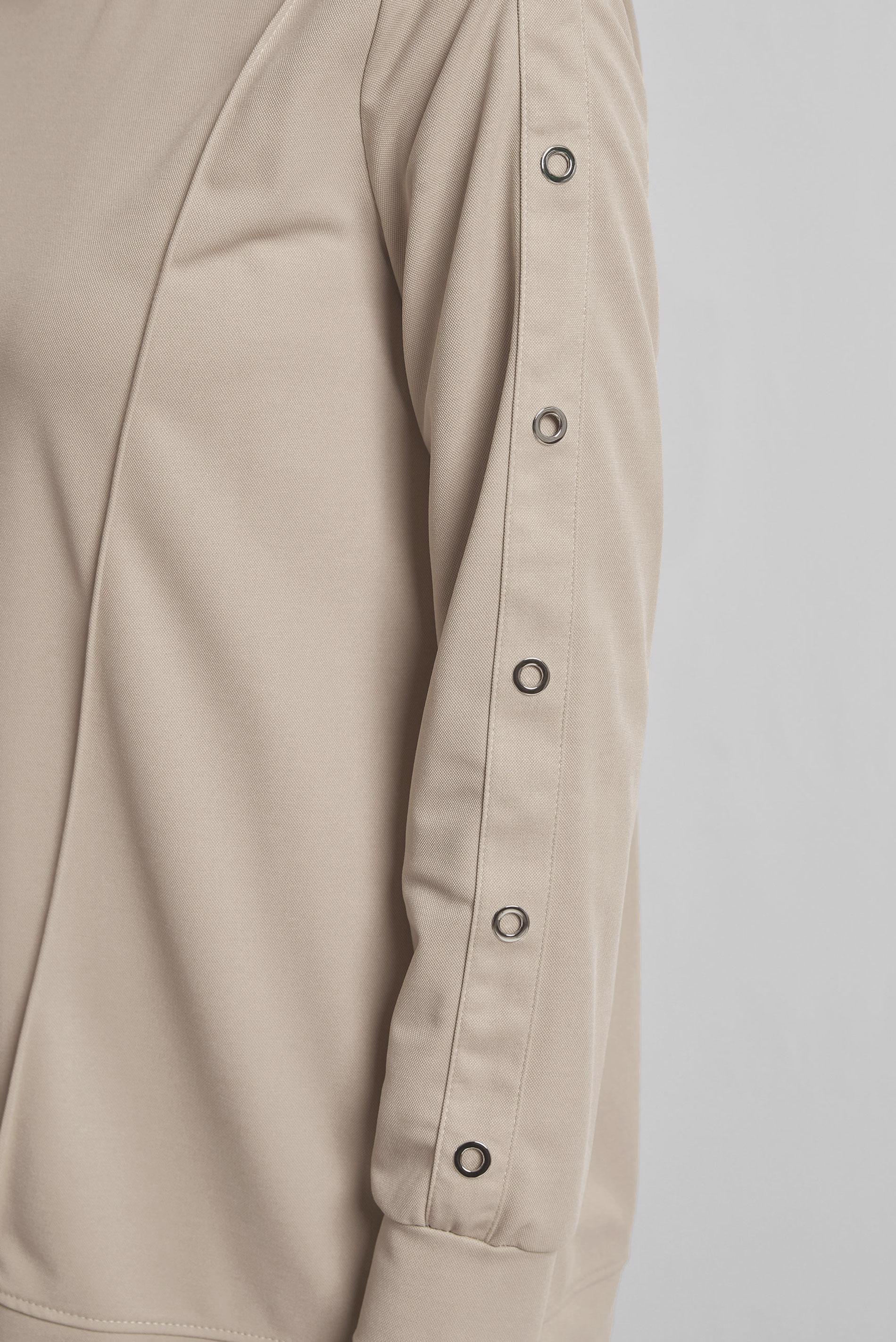 Hijab clothing BEIGE CREW-NECK TRACKSUIT TUNIC 45699