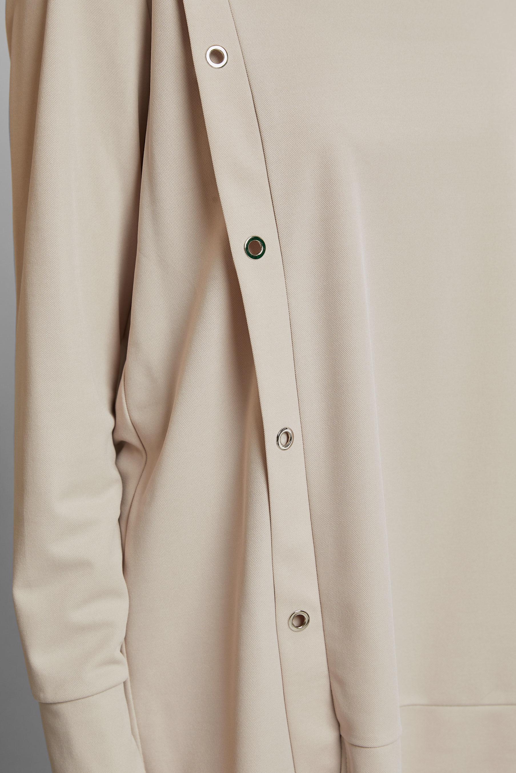 Hijab clothing BEIGE EYELET DETAILED TUNIC 45701