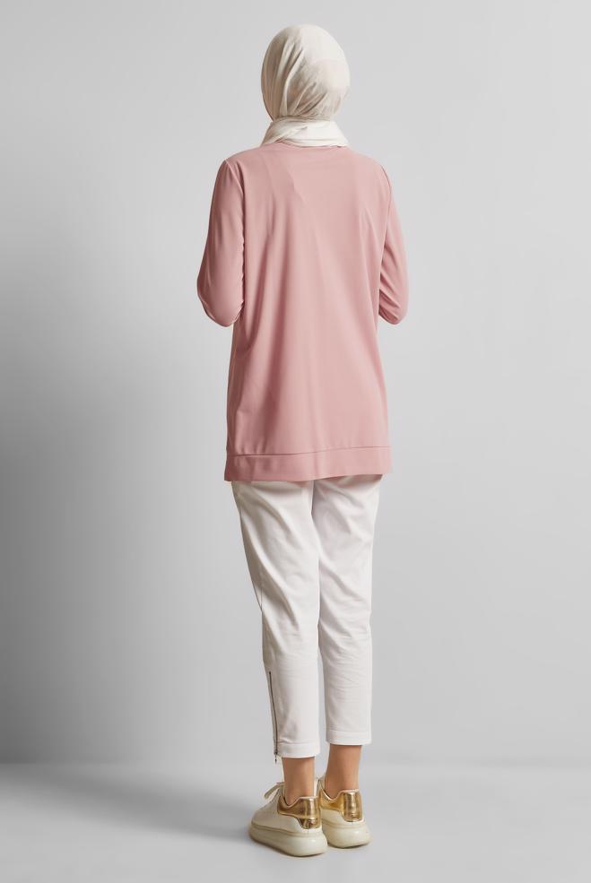Hijab clothing POWDER TRACKSUIT TUNIC 45741 - ALVİNA