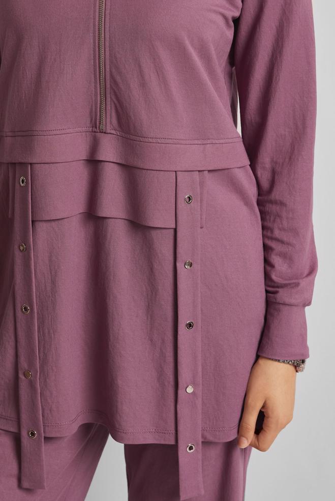 Vêtements hijab ROSE ENSEMBLE DE SURVÊTEMENT EN VISCOSE 45743 - ALVİNA