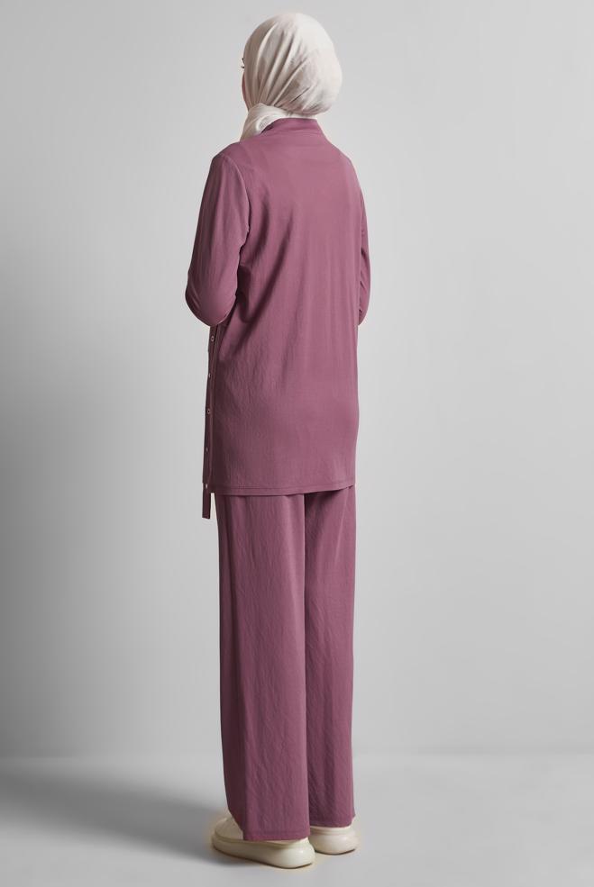 Vêtements hijab ROSE ENSEMBLE DE SURVÊTEMENT EN VISCOSE 45743 - ALVİNA