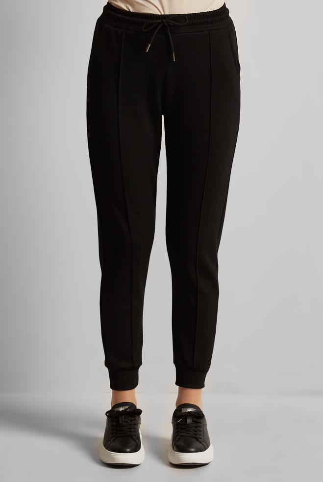 Hijab clothing BLACK ELASTIC WAIST TRACKSUIT PANTS 70885 - ALVİNA