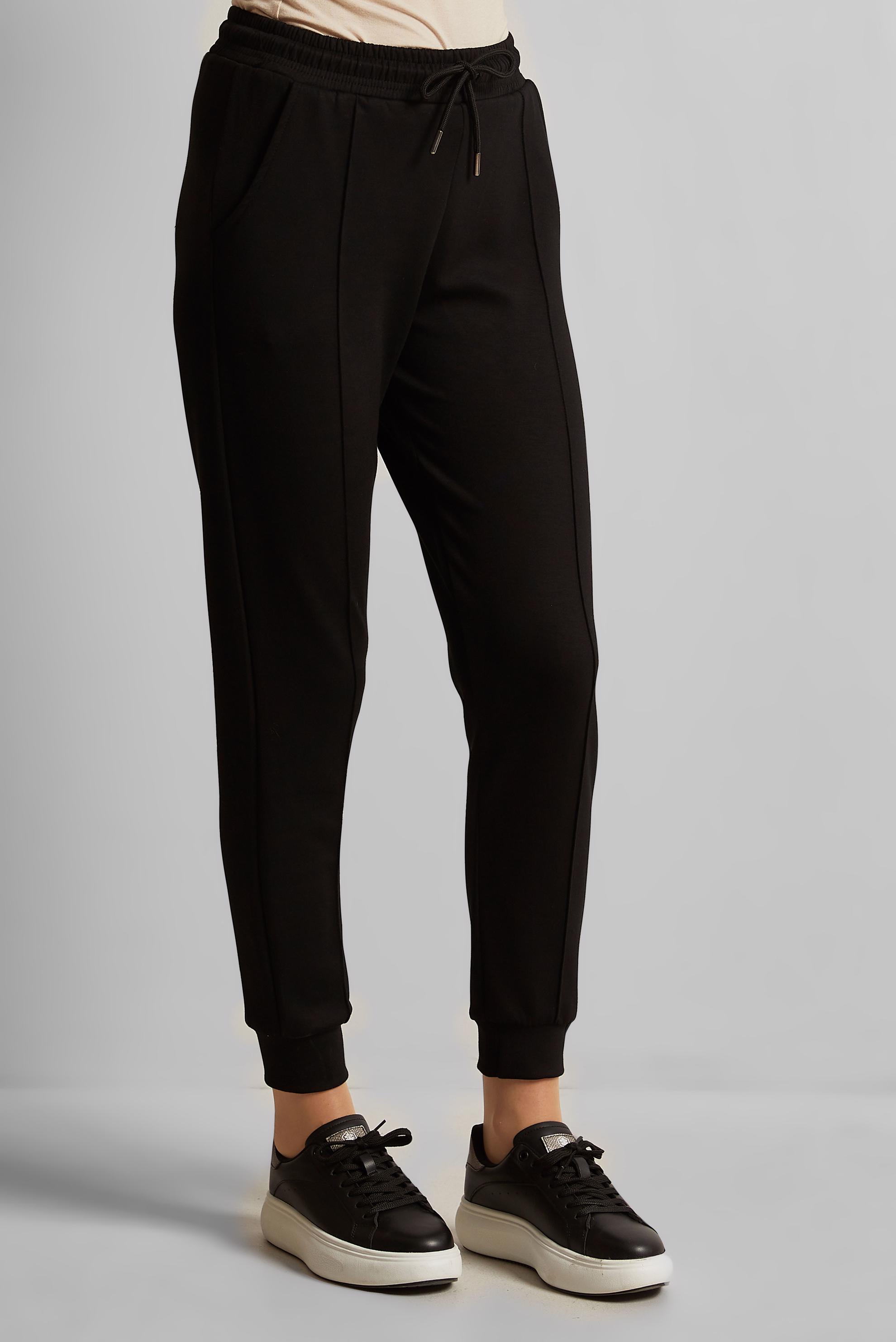 Hijab clothing BLACK ELASTIC WAIST TRACKSUIT PANTS 70885
