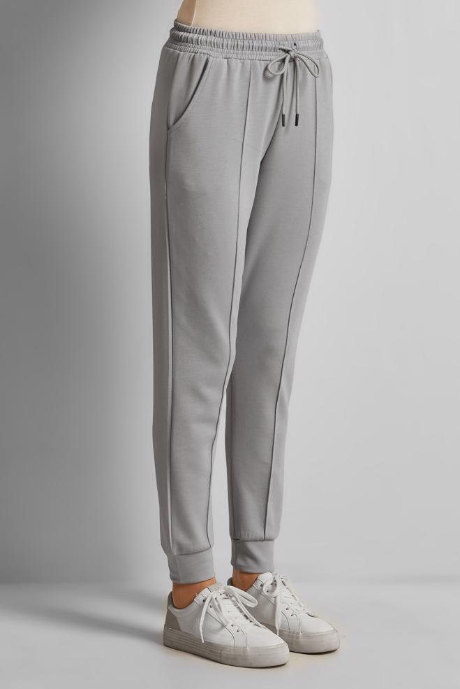 Hijab clothing GREY ELASTIC WAIST TRACKSUIT PANTS 70885 - ALVİNA