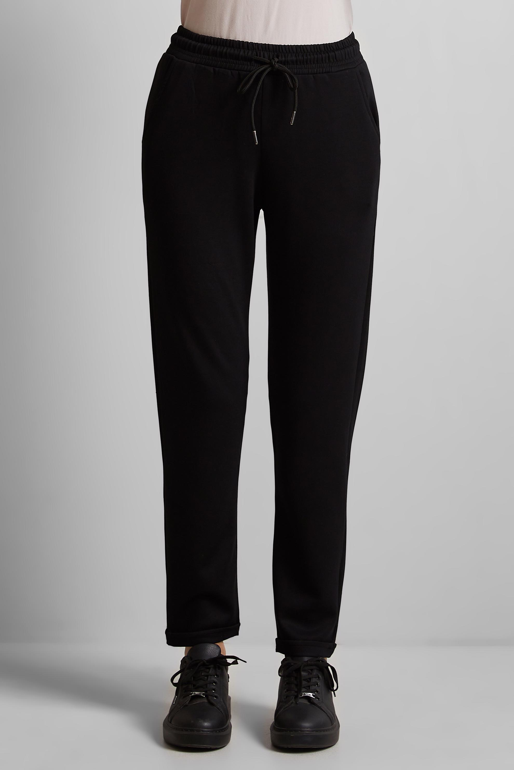 Hijab clothing BLACK ELASTIC WAIST TRACKSUIT PANTS 70886