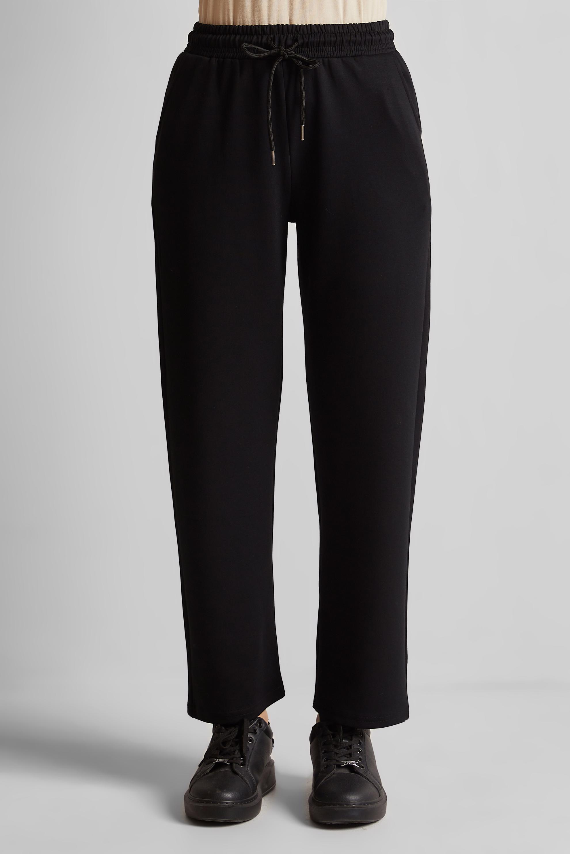 Hijab clothing BLACK ELASTIC WAIST TRACKSUIT PANTS 70887