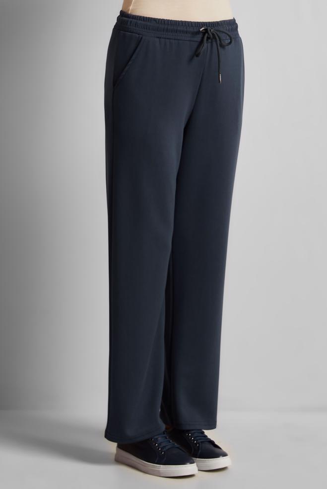 Hijab clothing GREY ELASTIC WAIST TRACKSUIT PANTS 70887 - ALVİNA