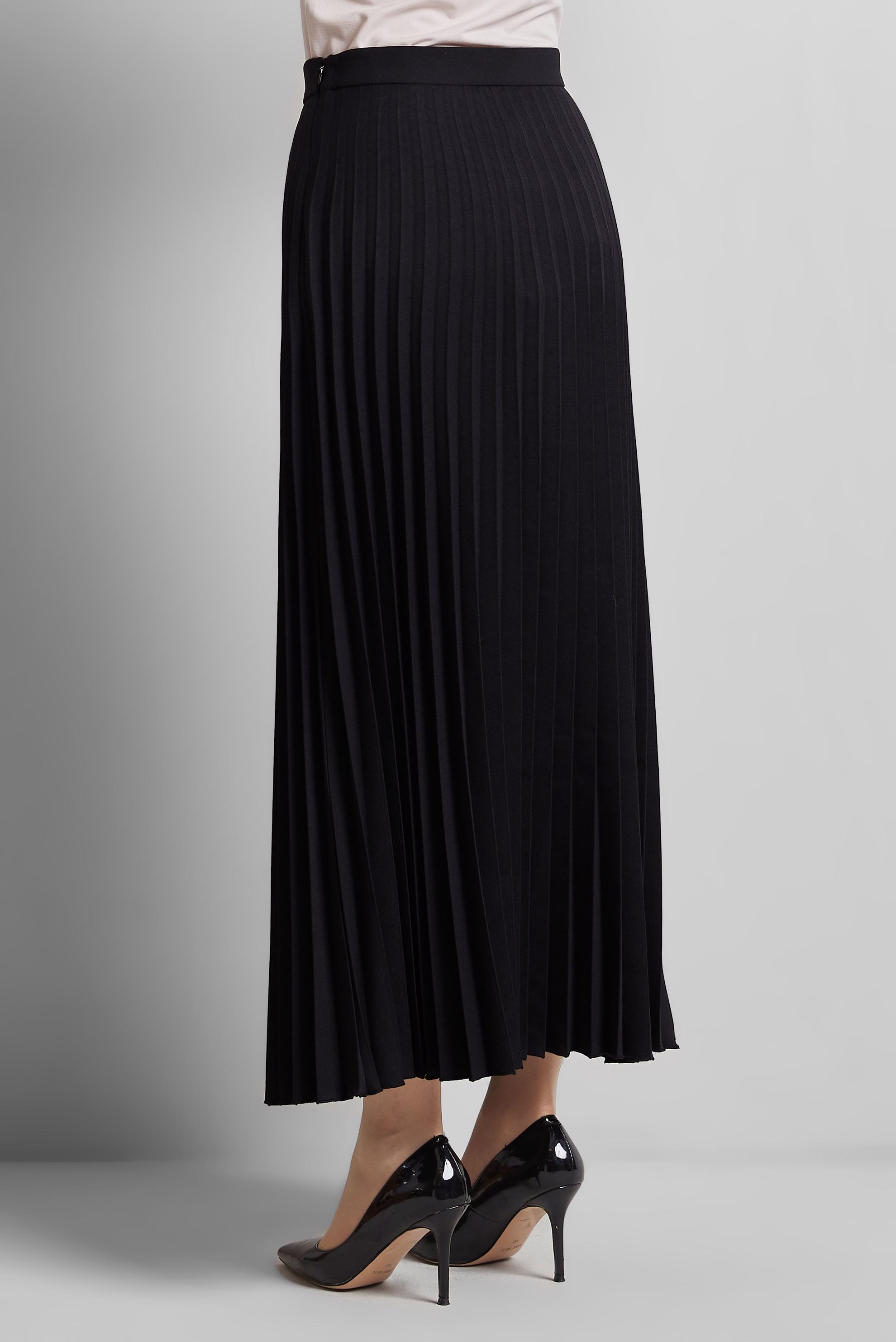 Tesettür giyim SİYAH PİLİSELİ ETEK 60661