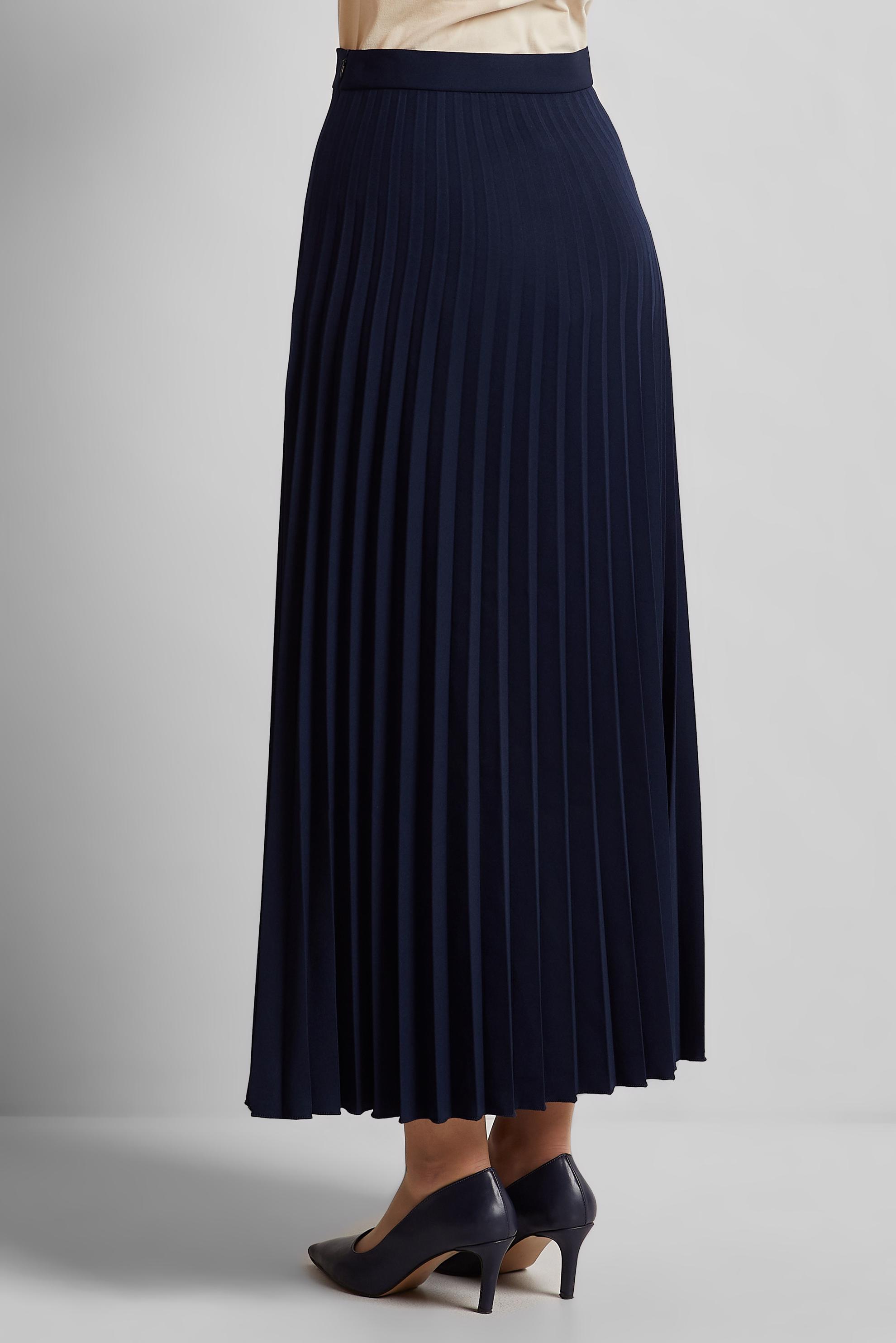 Tesettür giyim LACİVERT PİLİSELİ ETEK 60661