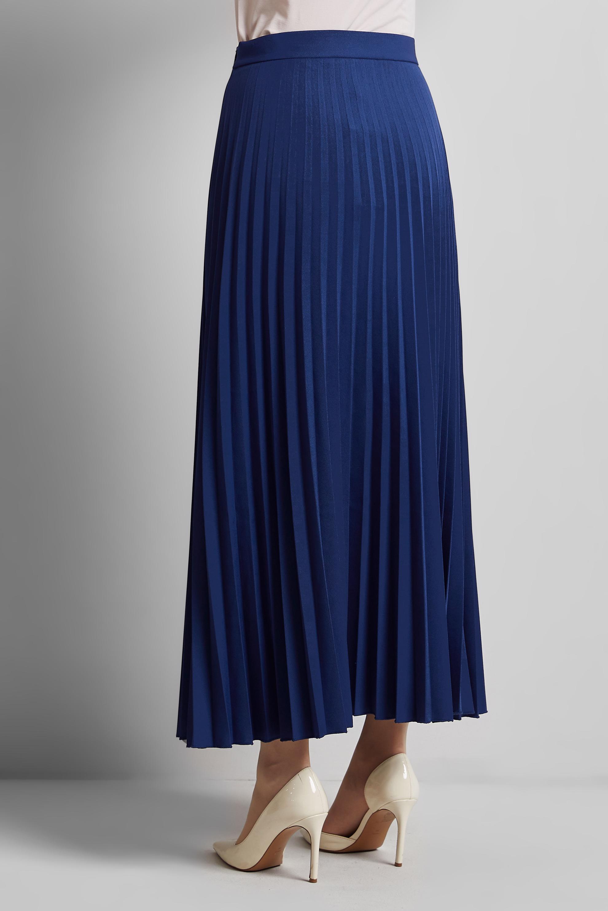 Tesettür giyim LACİVERT PİLİSELİ ETEK 60661