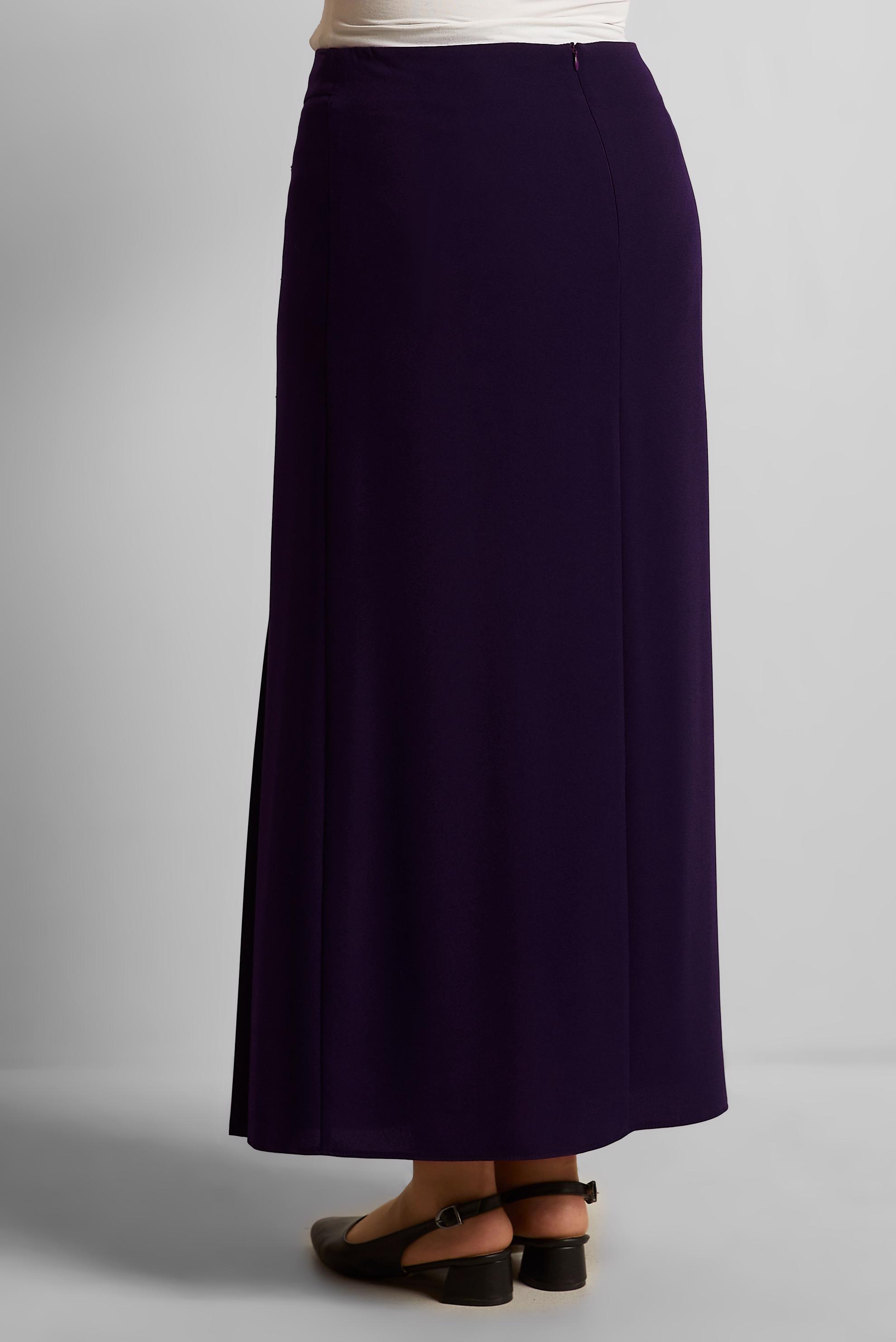 Vêtements hijab PRUNE JUPE DÉTAILLÉE PLISSÉE 60664