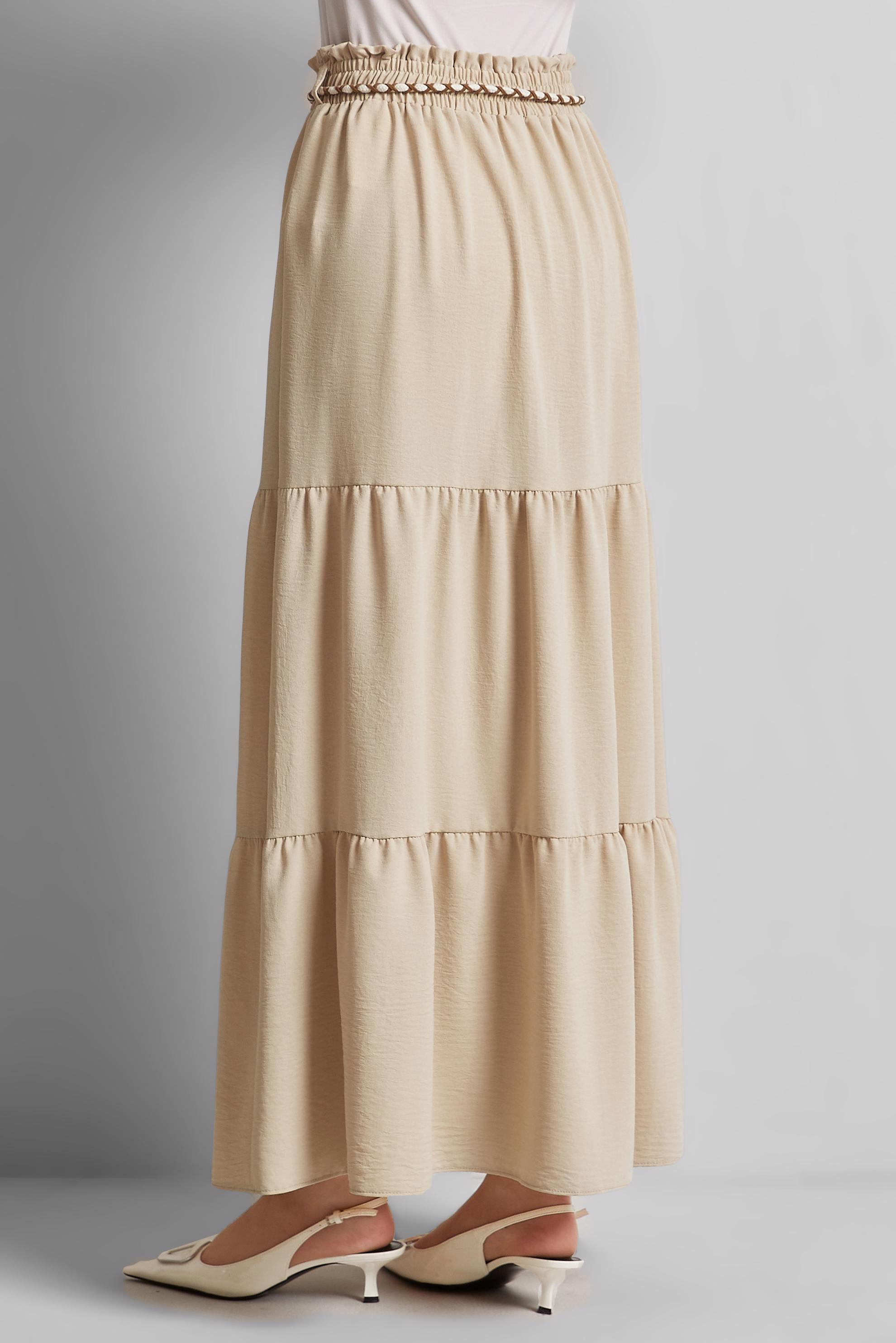 Tesettür giyim KUM BAĞCIKLI ETEK 60668