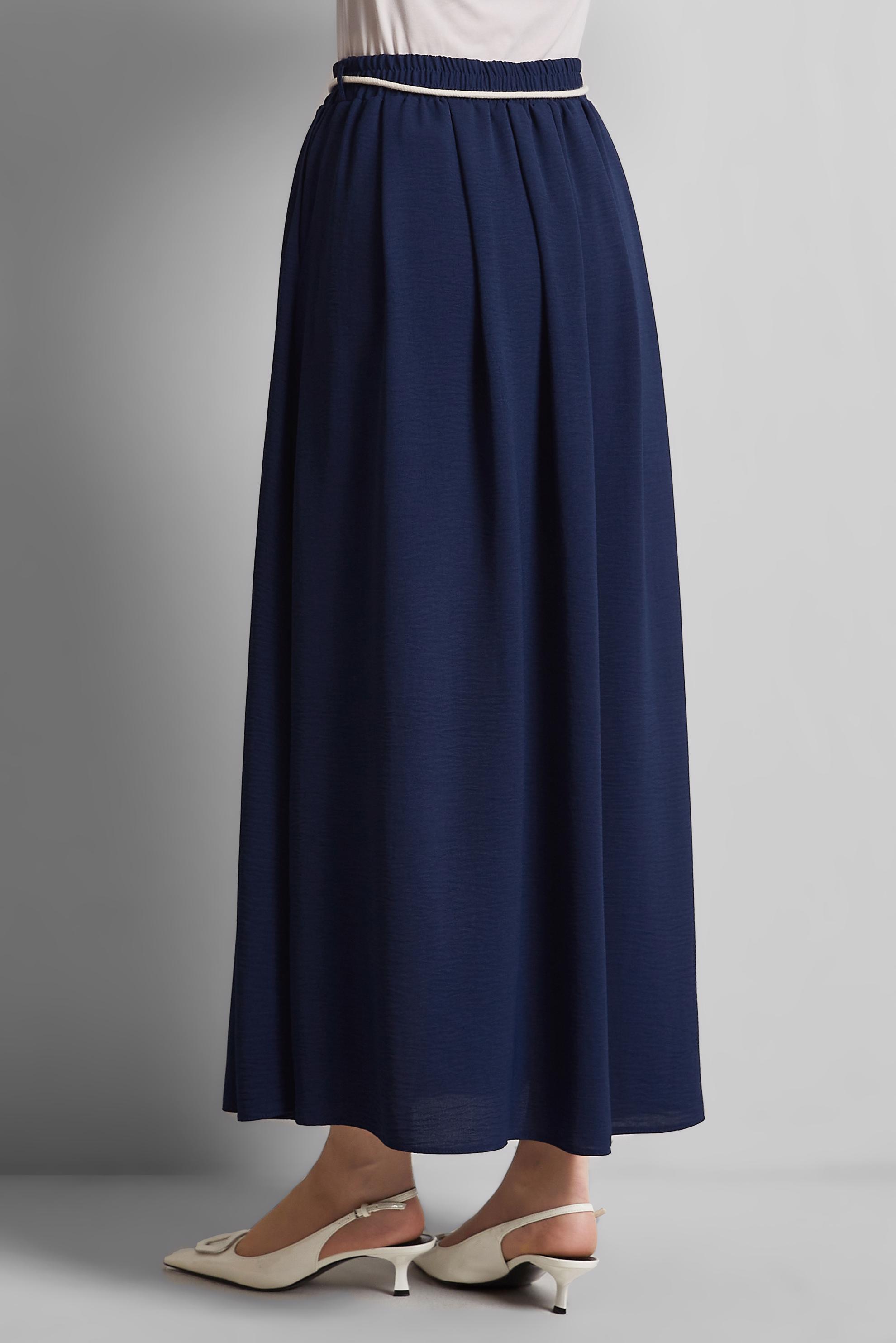 Vêtements hijab BLEU MARINE JUPE NOUÉE À LA TAILLE 60669