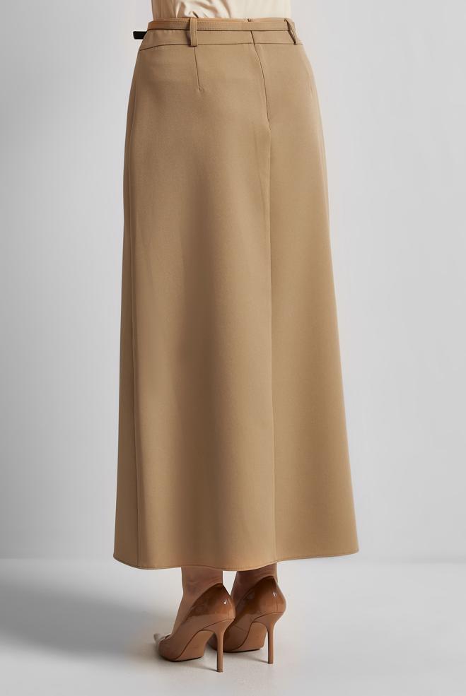 Hijab-Kleidung SAND ROCK MIT GÜRTEL 60670 - ALVİNA