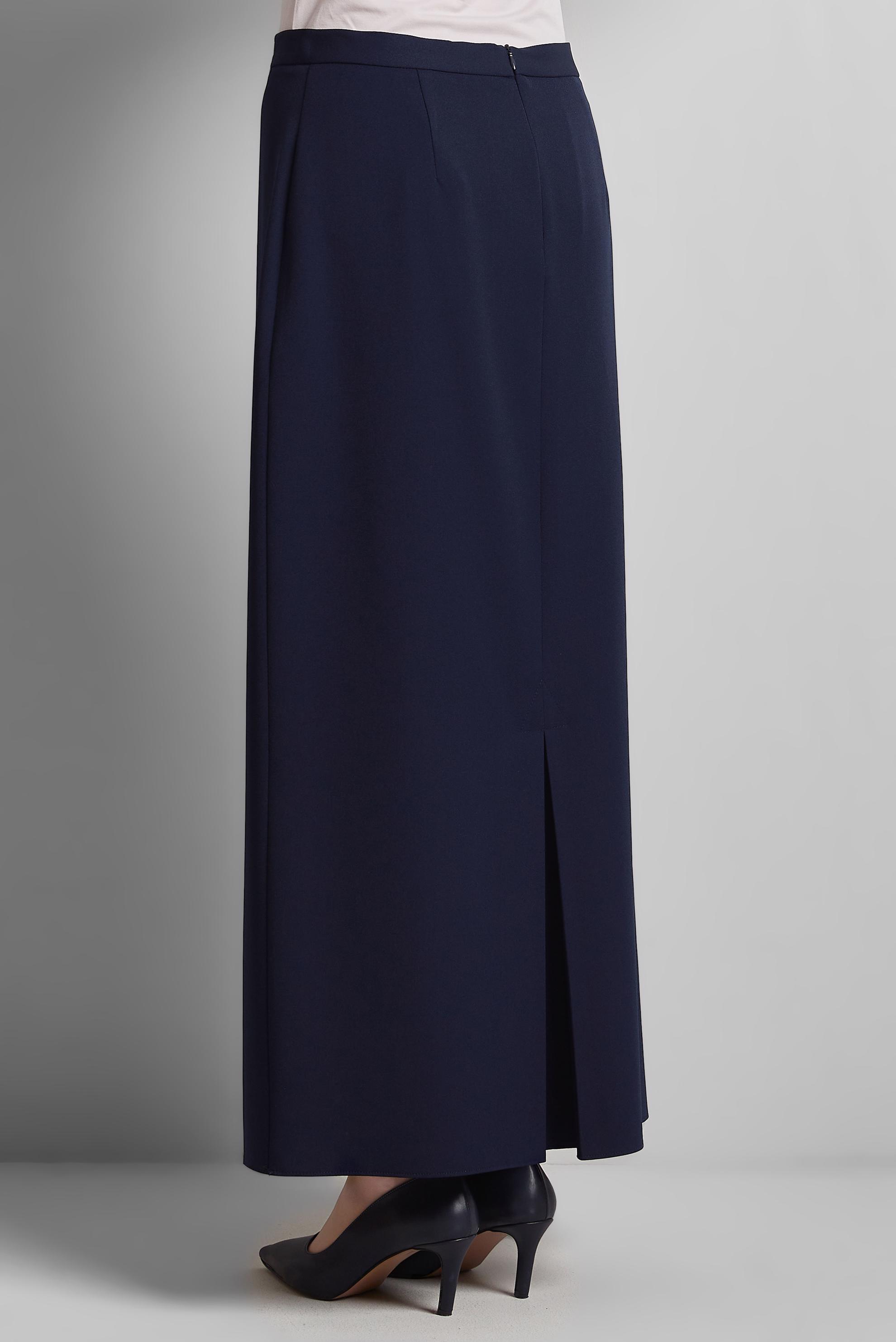 Tesettür giyim LACİVERT DÜZ KESİM ETEK 60671