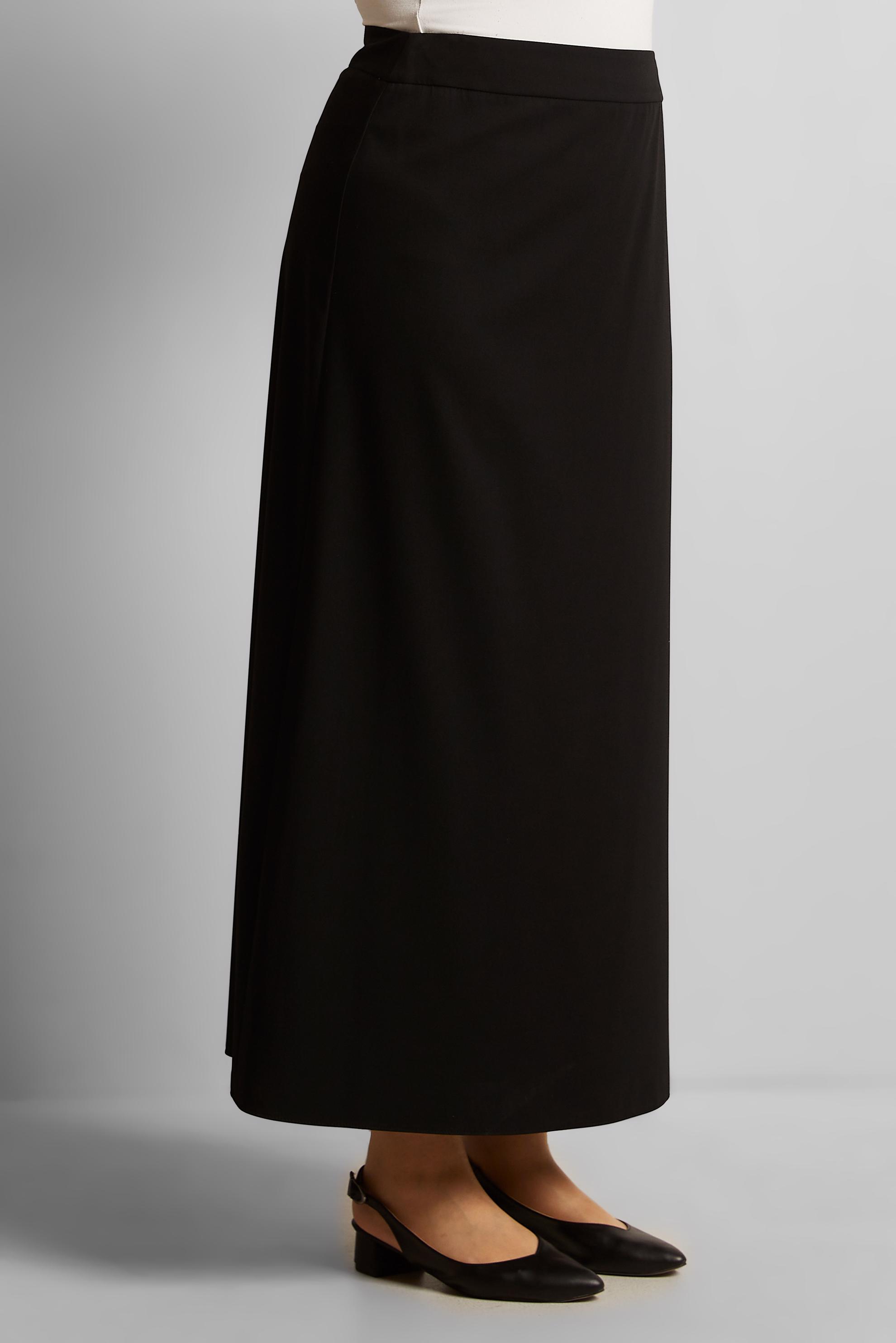 Tesettür giyim SİYAH BÜYÜK BEDEN DÜZ ETEK 60675