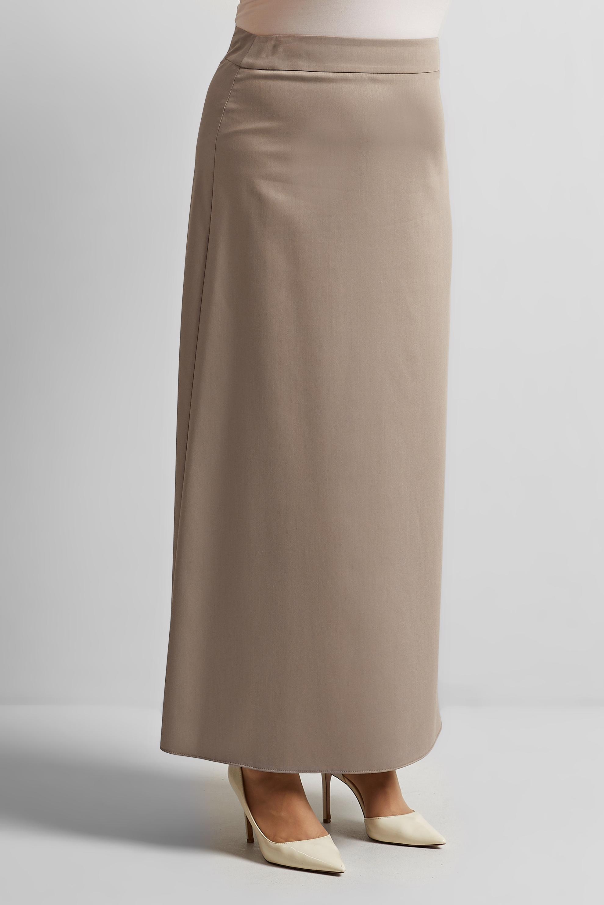 Vêtements hijab BEIGE JUPE DROITE 60675