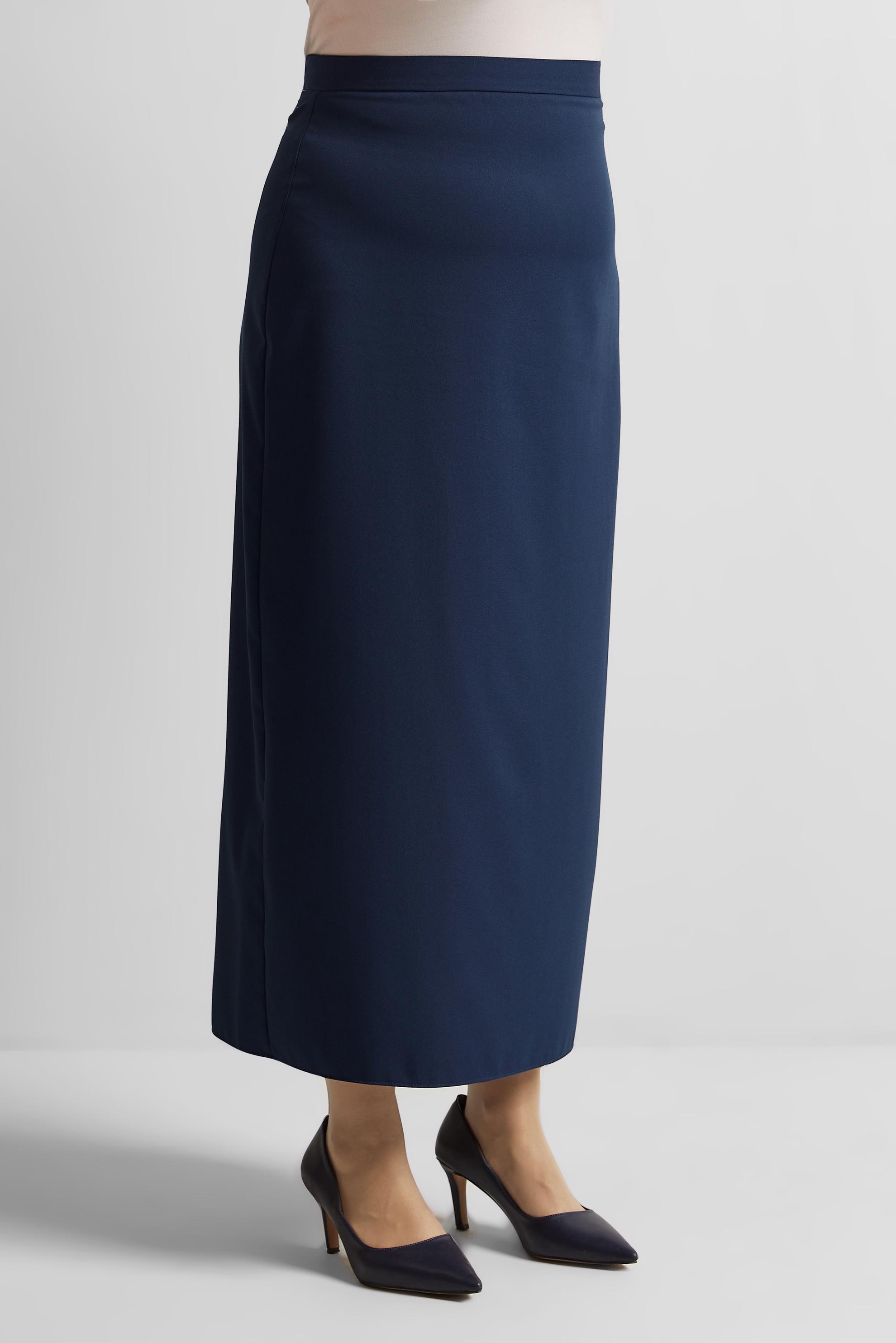 Vêtements hijab BLEU MARINE JUPE COUPE DROITE 60677