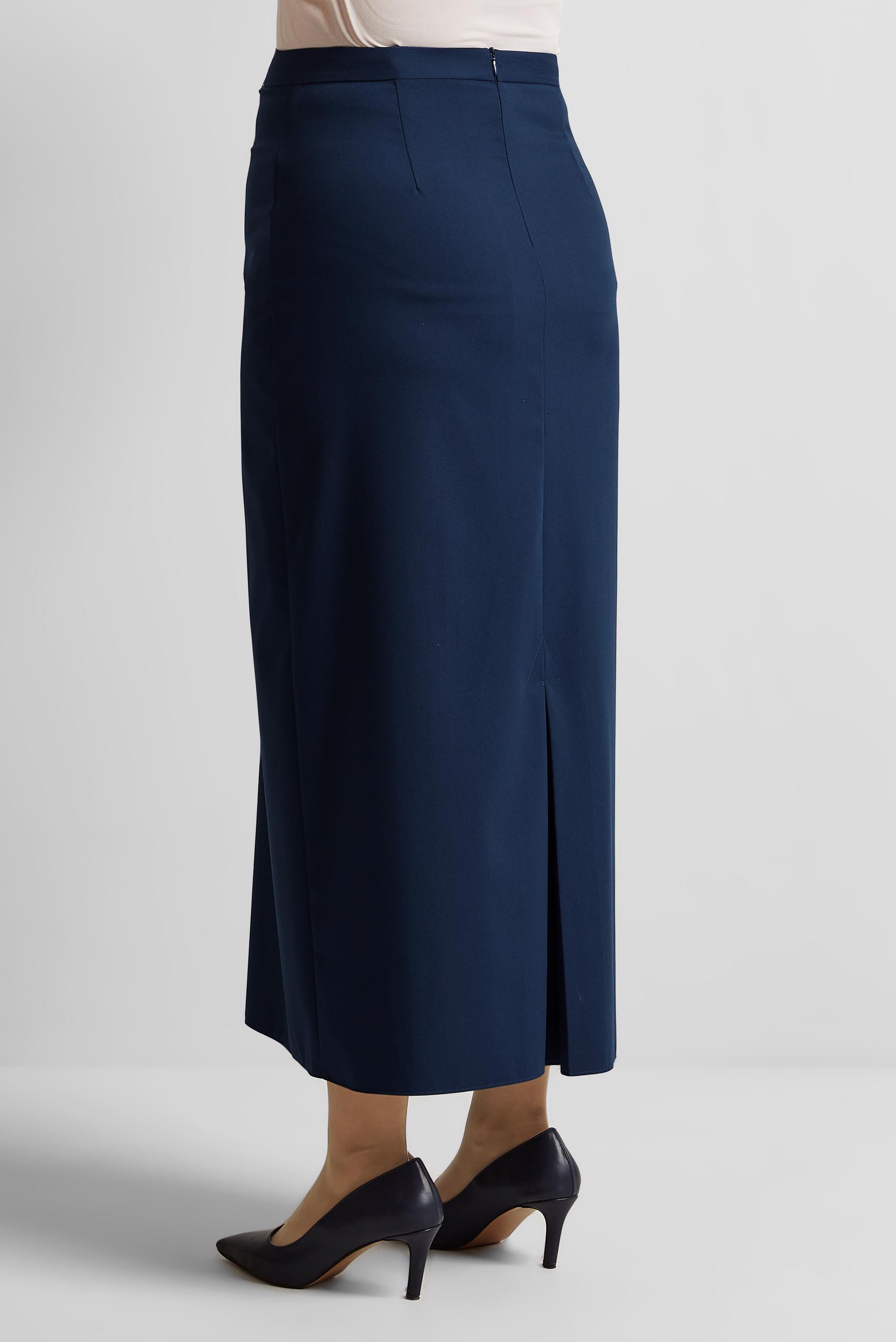 Vêtements hijab BLEU MARINE JUPE COUPE DROITE 60677