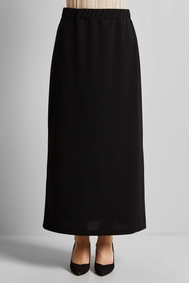 Tesettür giyim  BELİ LASTİKLİ ETEK 60678 - ALVİNA