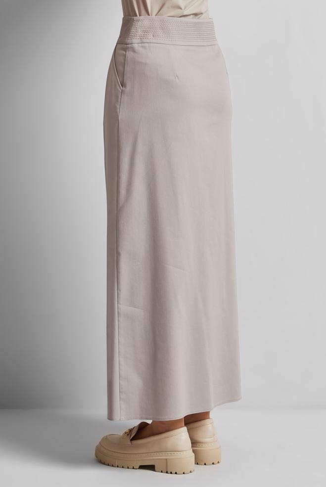 Hijab-Kleidung BEIGE GERADER ROCK 60682 - ALVİNA