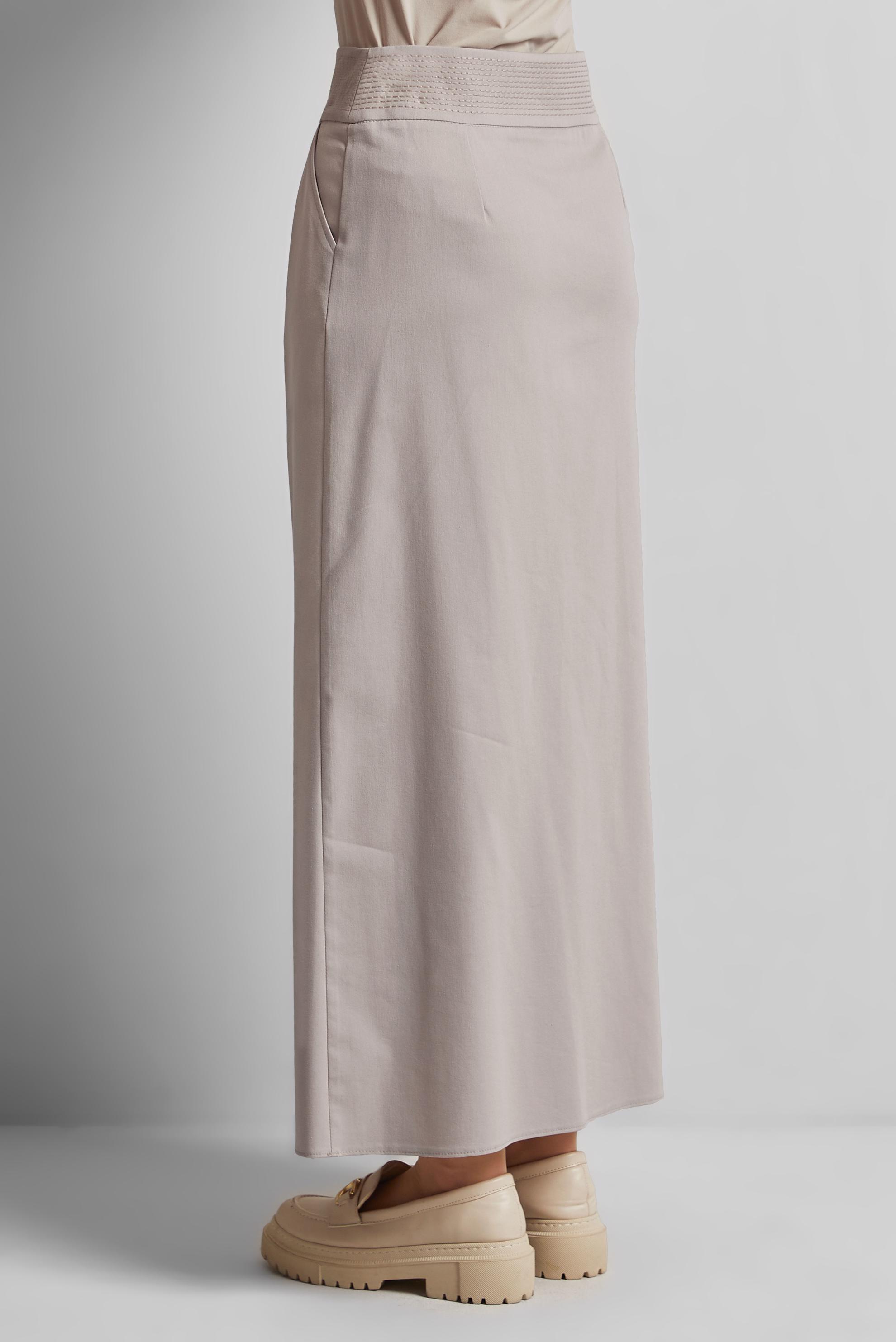 Tesettür giyim BEJ DÜZ KESİM ETEK 60682