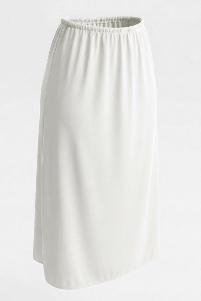 Vêtements hijab BLANC JUPE TAILLE ÉLASTIQUE 60686 - ALVİNA
