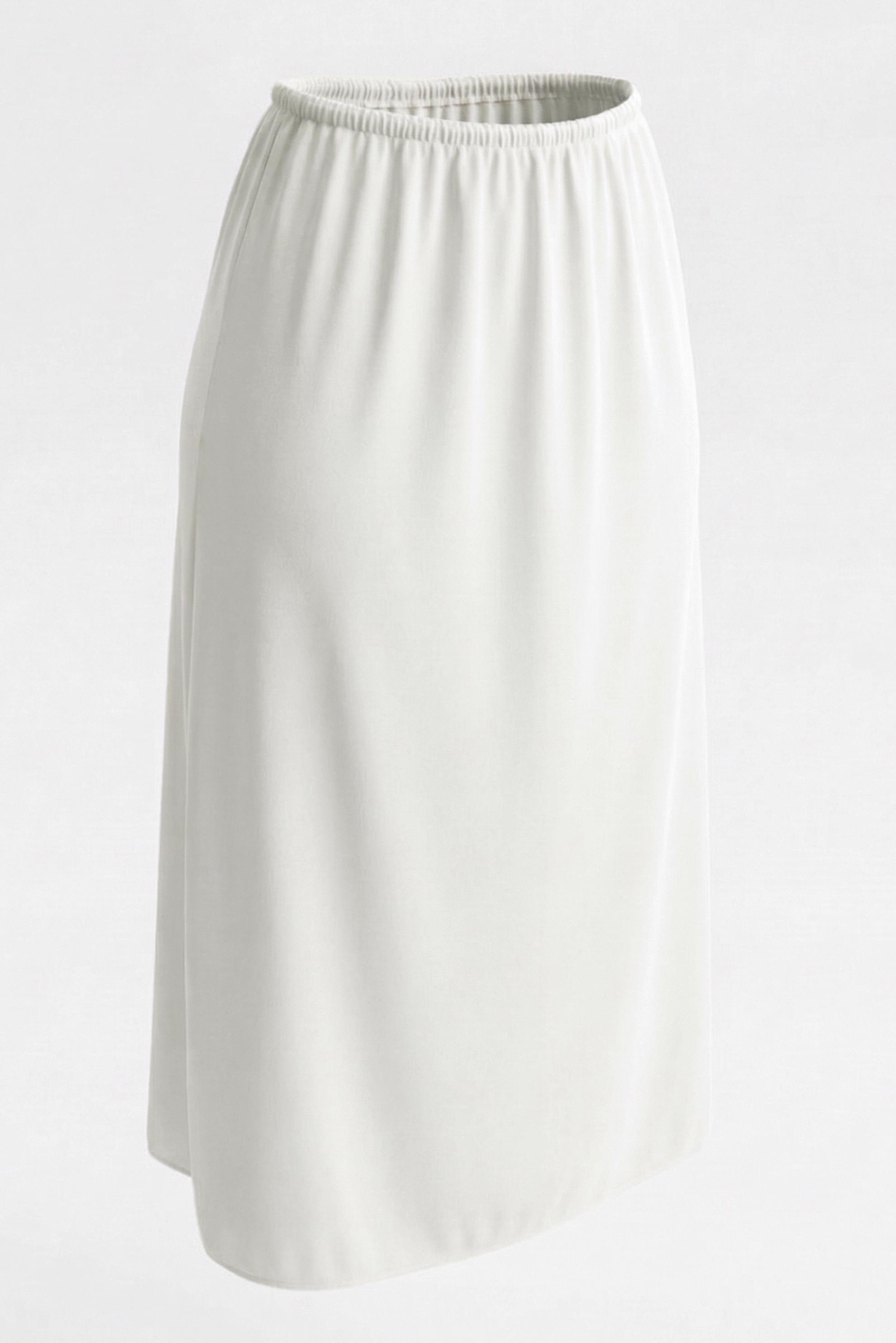 Vêtements hijab BLANC JUPE TAILLE ÉLASTIQUE 60686