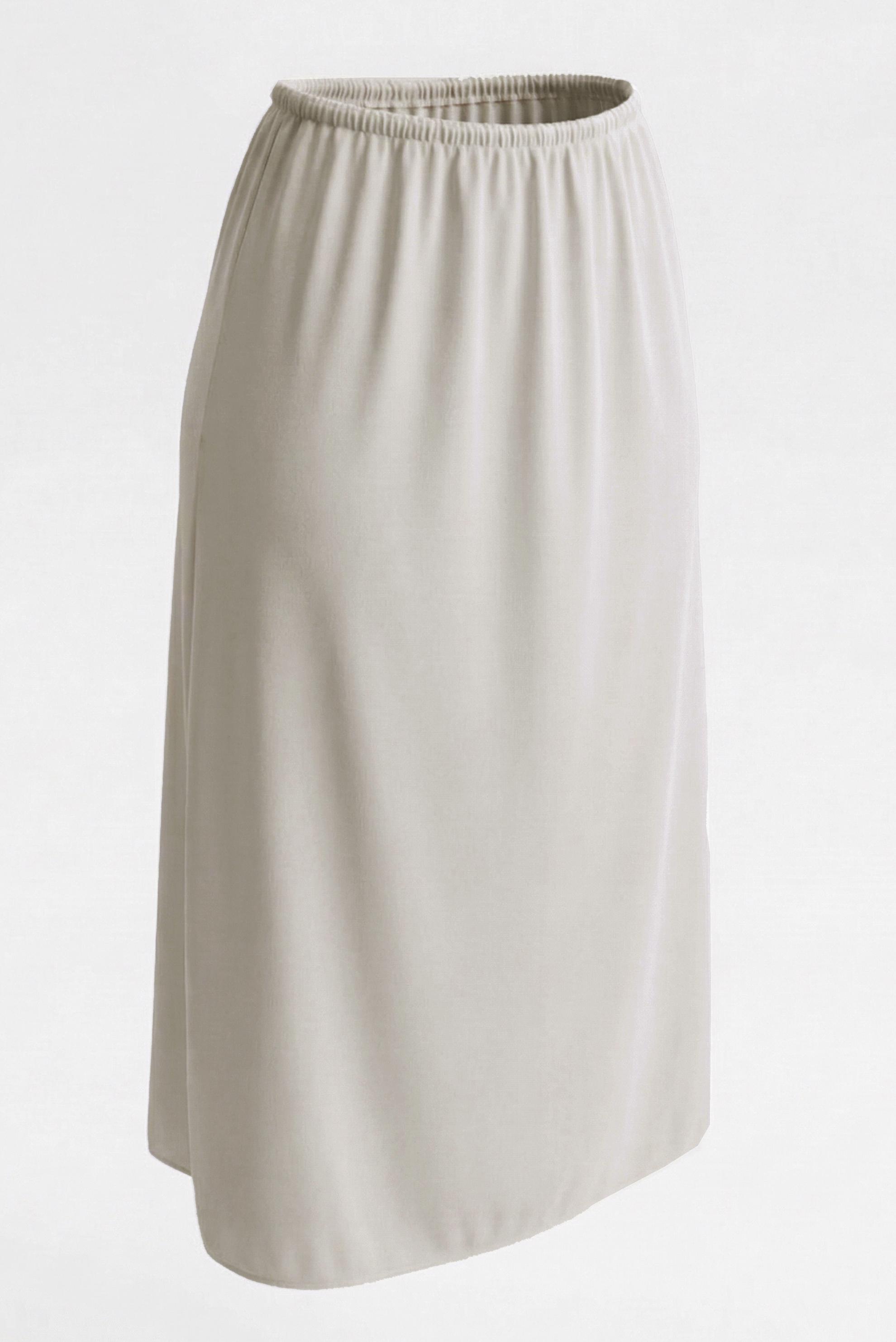 Vêtements hijab BEIGE JUPE TAILLE ÉLASTIQUE 60686