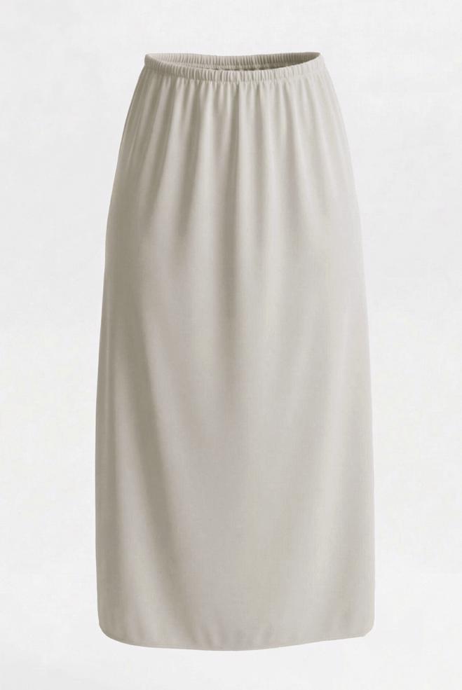 Vêtements hijab BEIGE JUPE TAILLE ÉLASTIQUE 60686 - ALVİNA