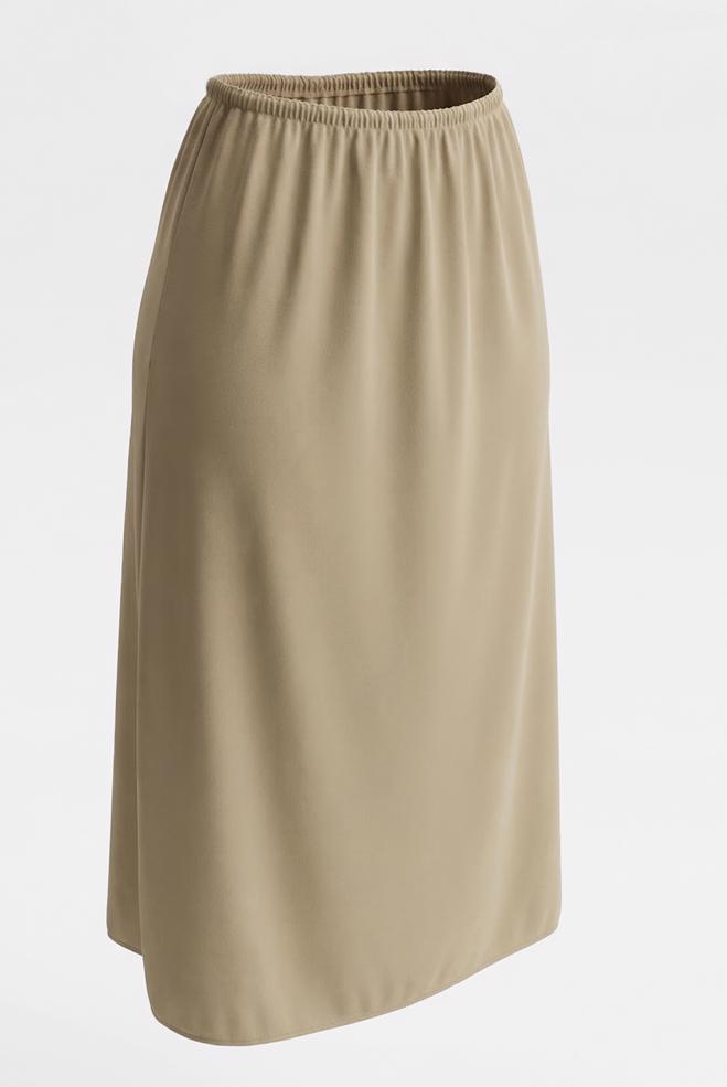 Vêtements hijab BEIGE JUPE TAILLE ÉLASTIQUE 60686 - ALVİNA