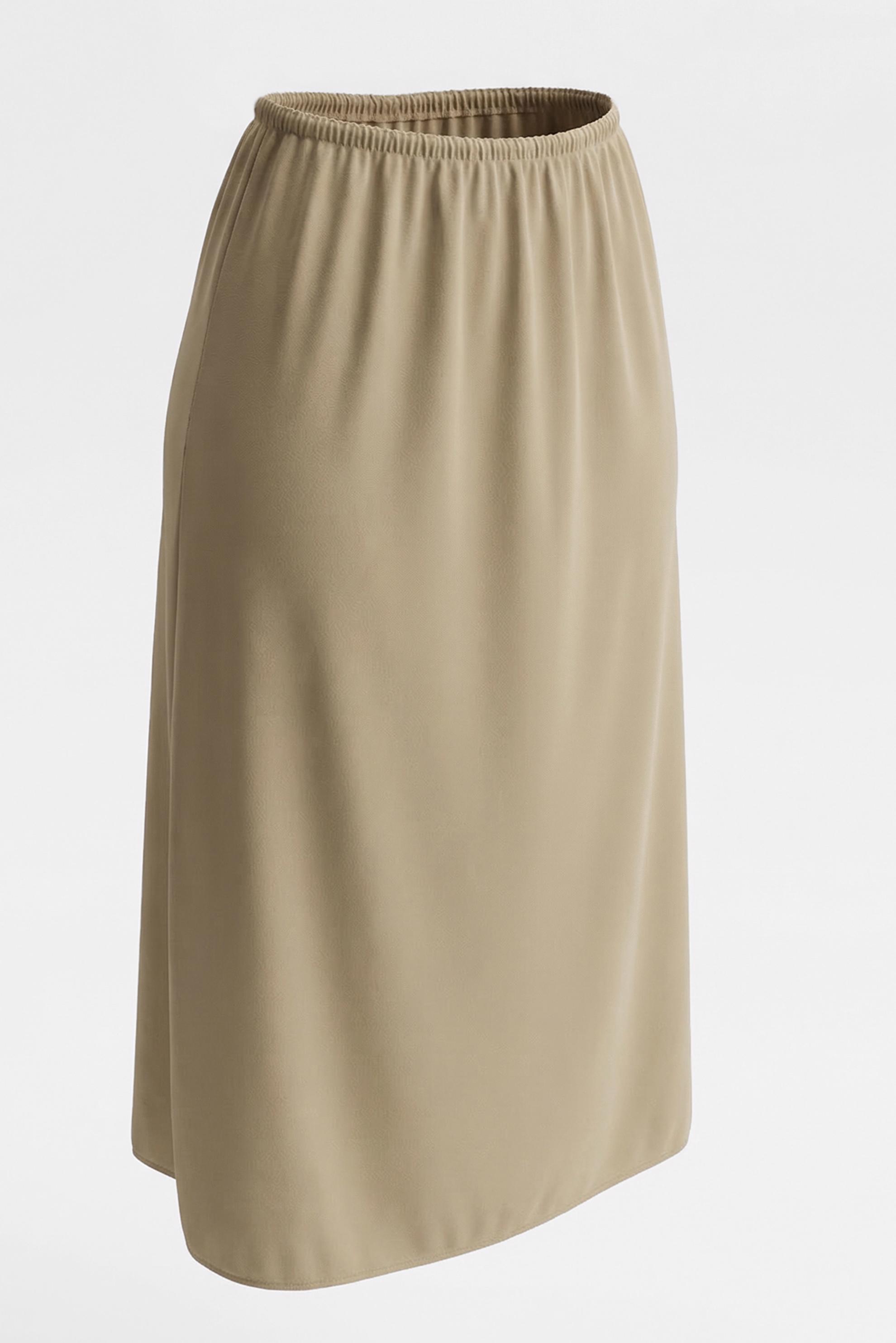 Vêtements hijab BEIGE JUPE TAILLE ÉLASTIQUE 60686