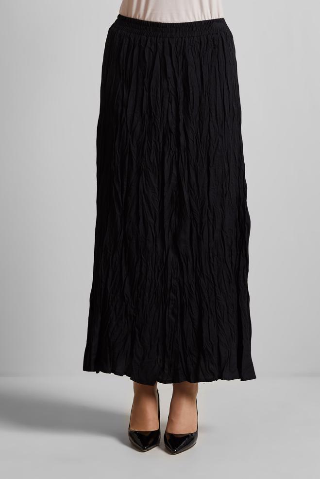 Hijab-Kleidung SCHWARZ FALTENROCK 60687 - ALVİNA