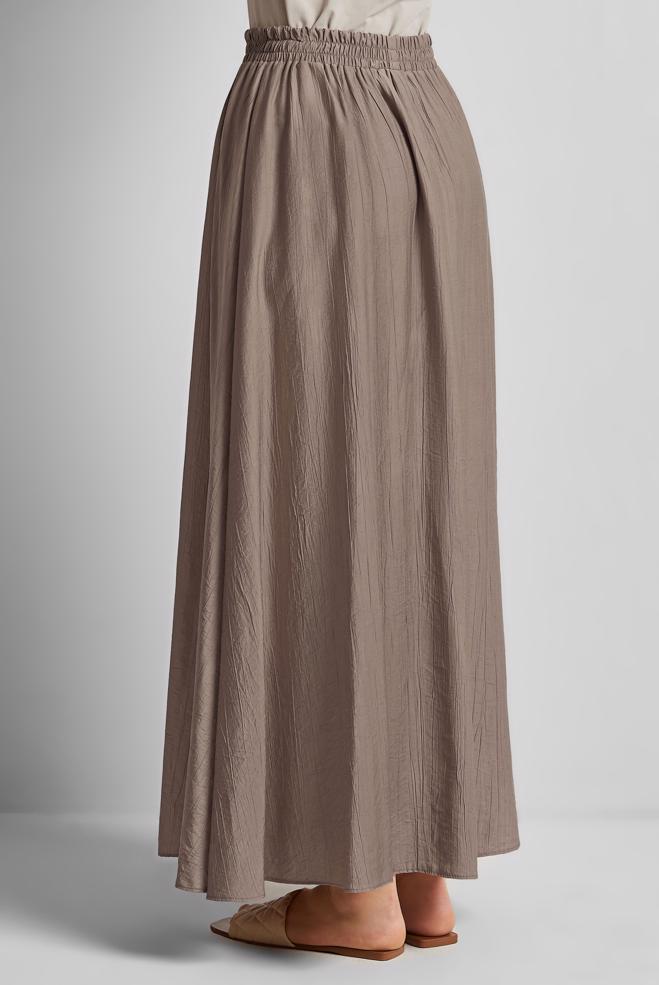 Hijab-Kleidung NERZ ROCK MIT ELASTISCHER TAILLE 60689 - ALVİNA