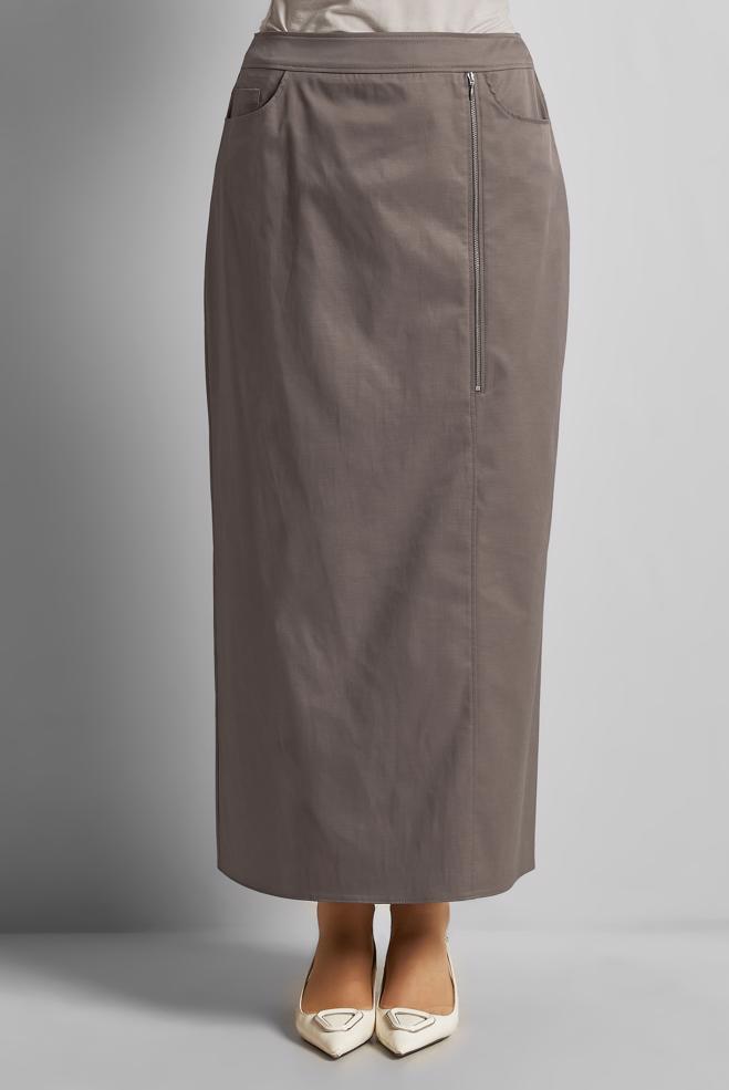 Hijab clothing MINK COTTON SKIRT 60692 - ALVİNA