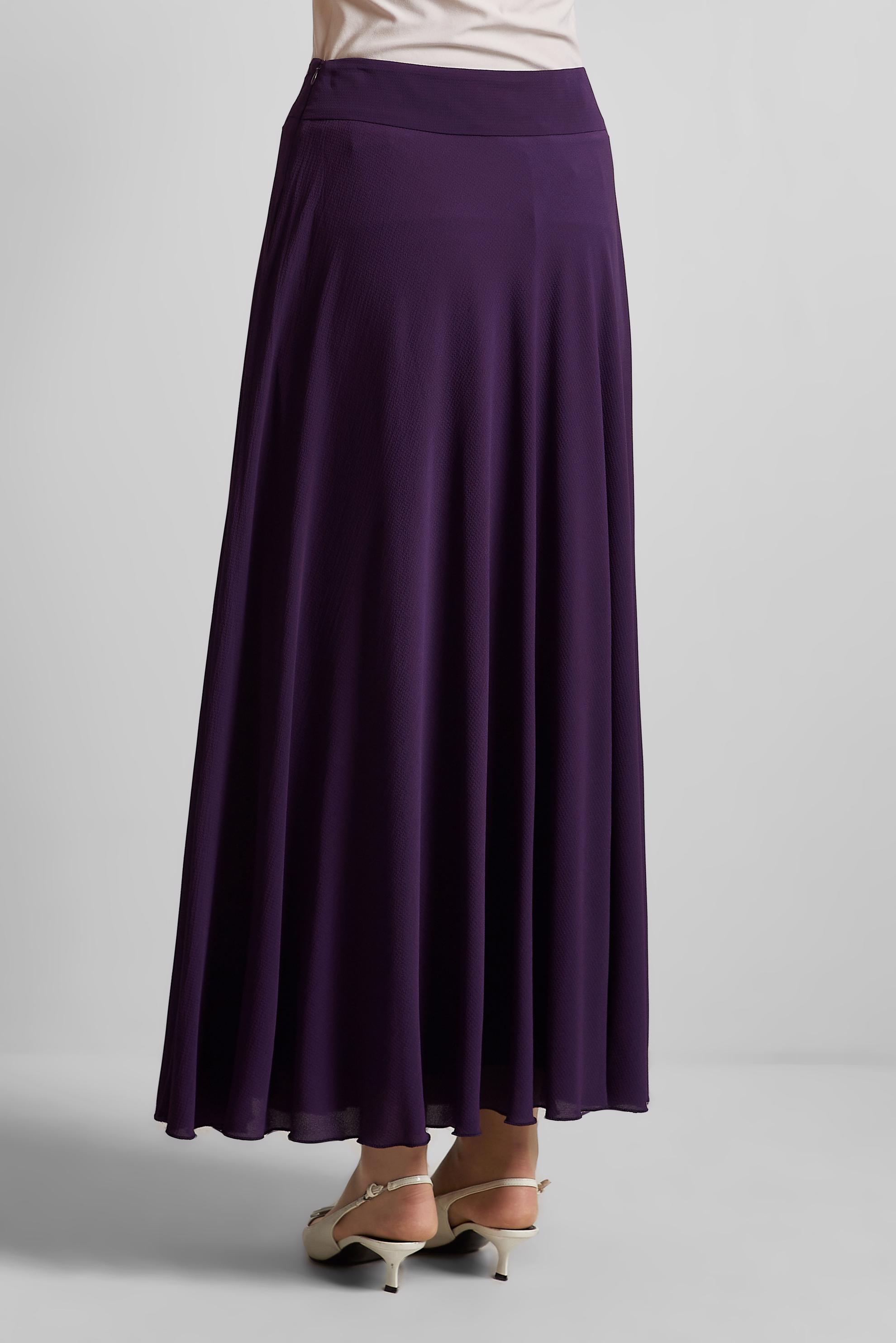 Tesettür giyim MOR BAĞLAMA DETAYLI ETEK 60693