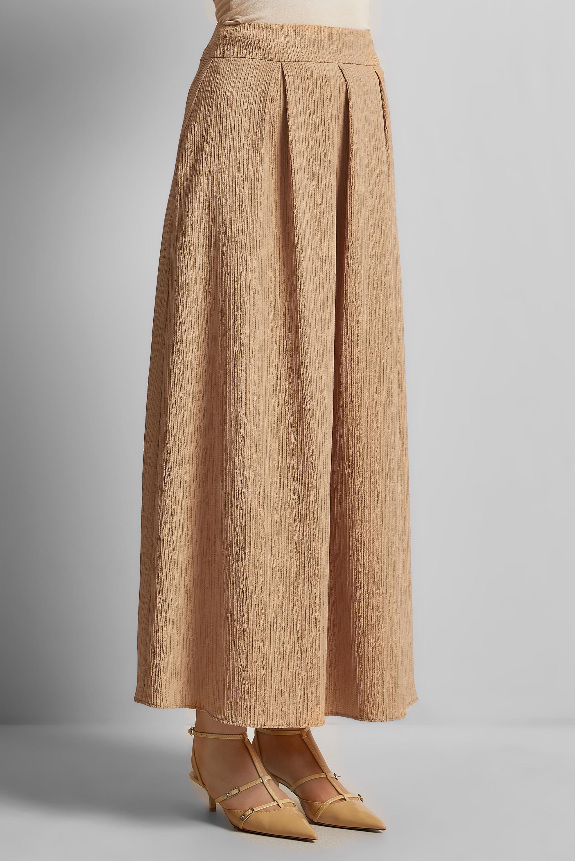 Tesettür giyim KAHVE A KESİM ETEK 60694