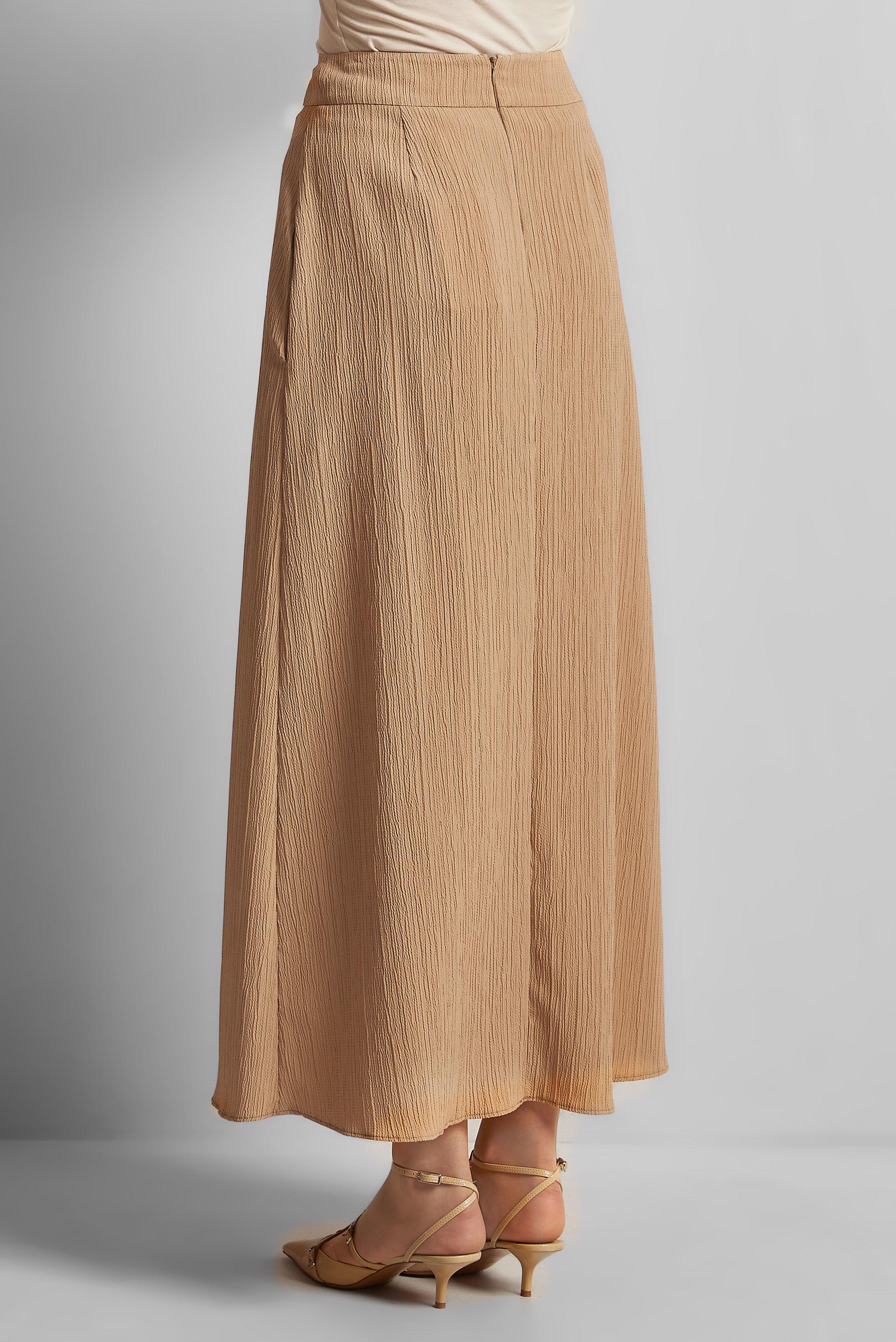 Tesettür giyim KAHVE A KESİM ETEK 60694