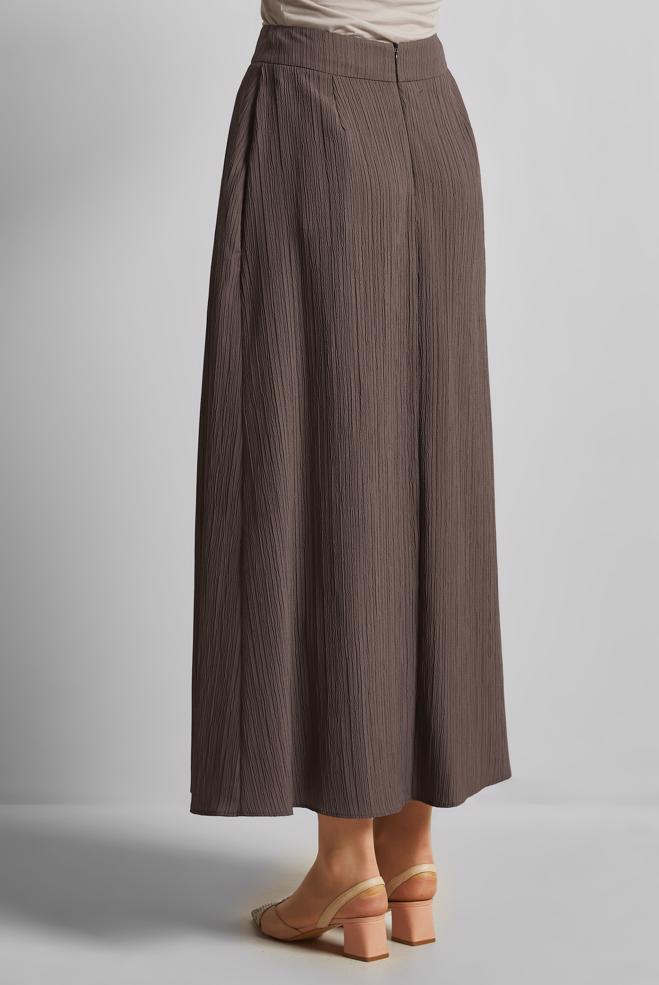 Hijab clothing MINK A CUT SKIRT 60694 - ALVİNA