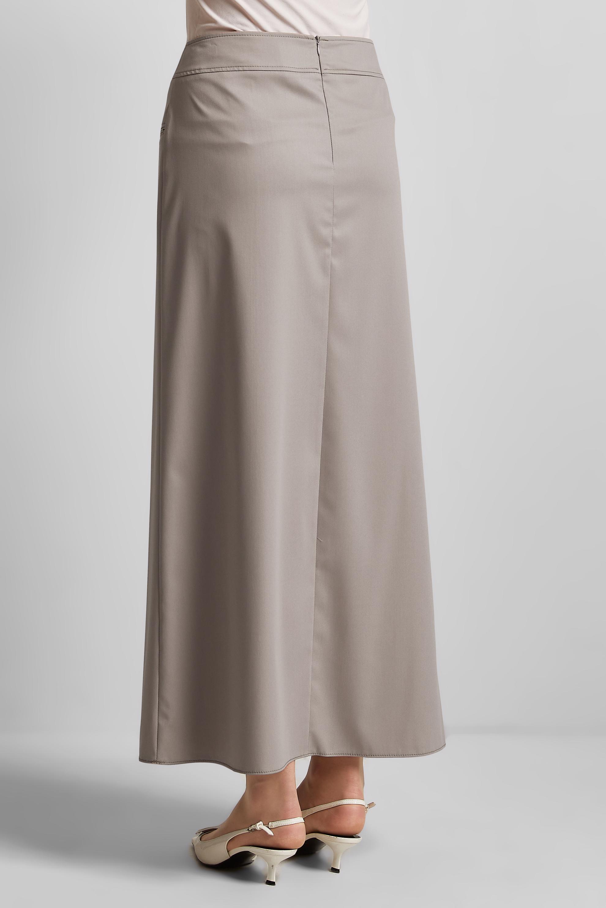 Tesettür giyim BEJ DÜZ ETEK 60696