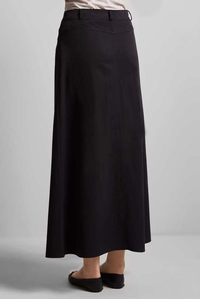Hijab clothing BLACK STRAIGHT SKIRT 60697 - ALVİNA